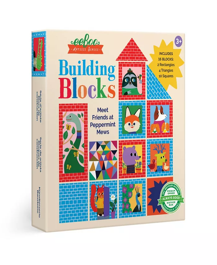 Eeboo Artist's Series Building Blocks - Mycitystee
