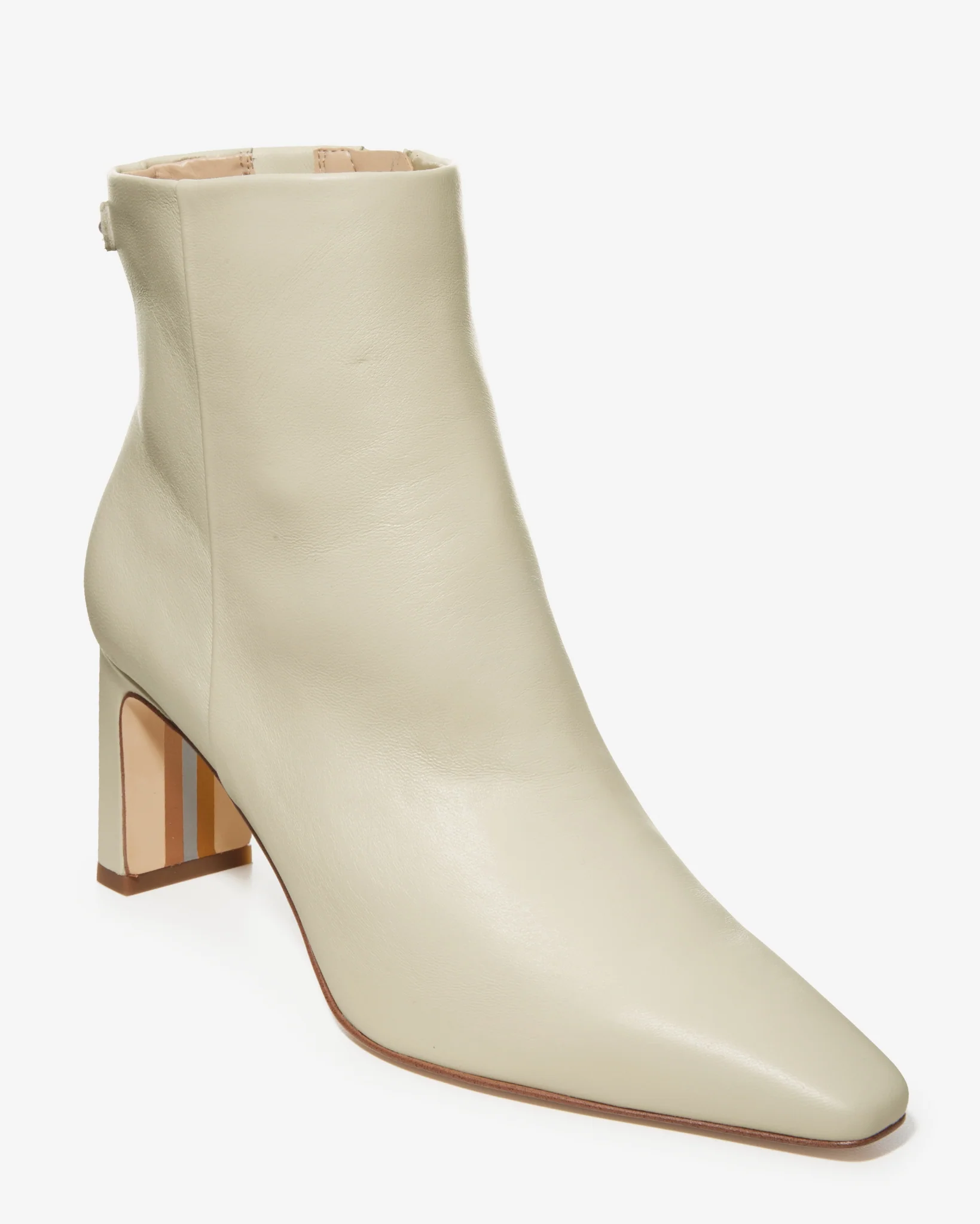 Pointed Toe Bootie Ivory - Mycitystee