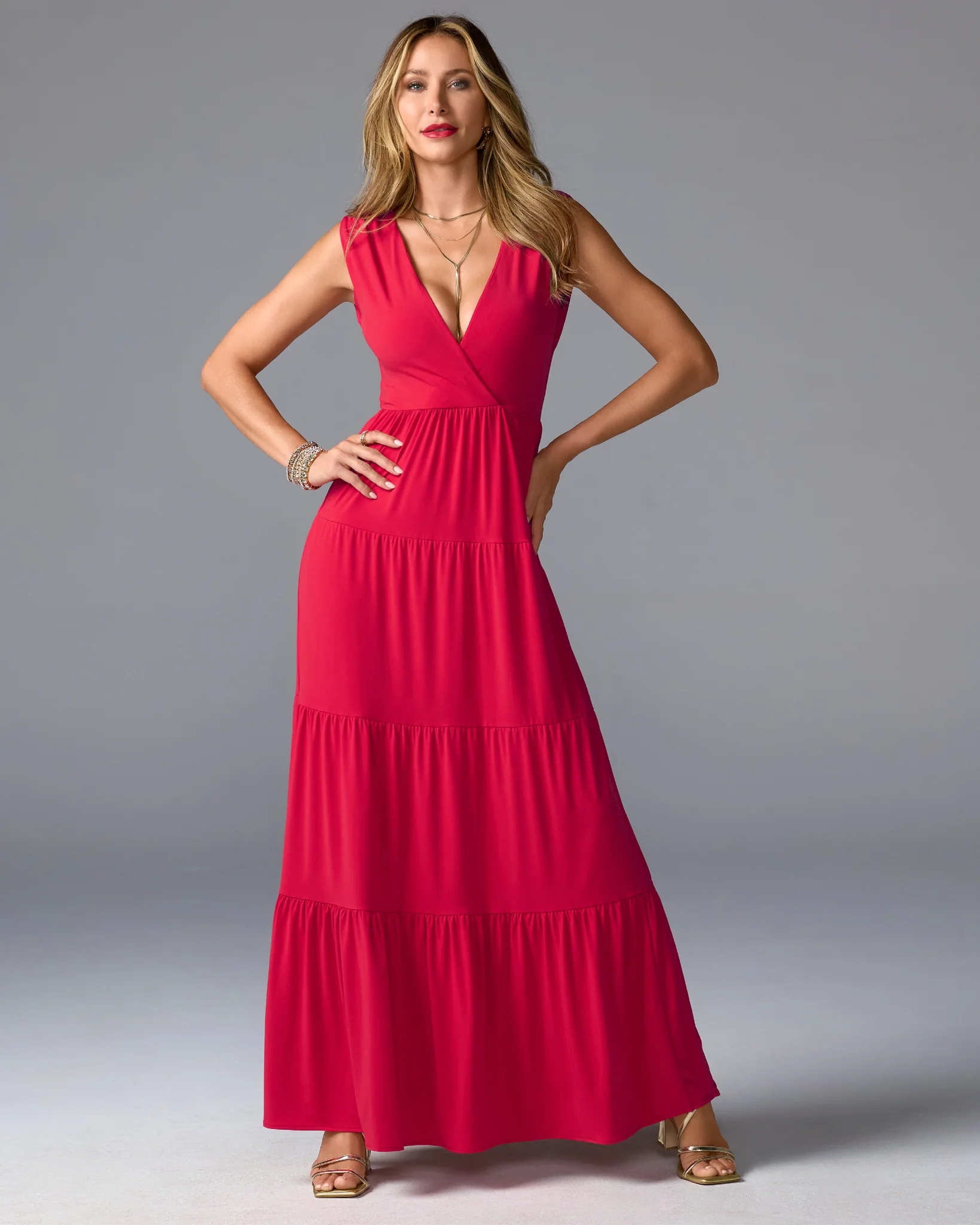 Strappy Ankle Strap Heel Gold - Mycitystee