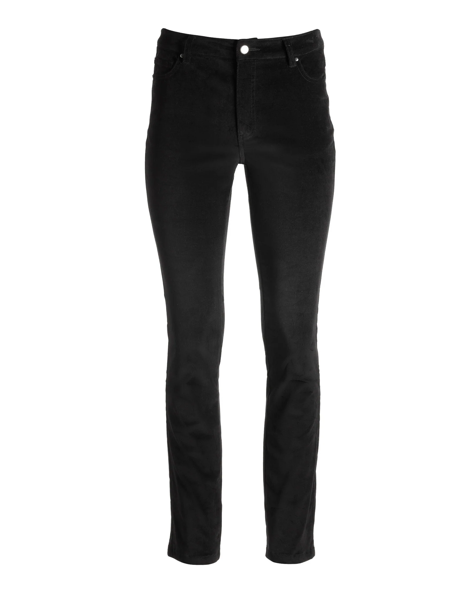 Velvet High Rise Five Pocket Pant Black - Mycitystee