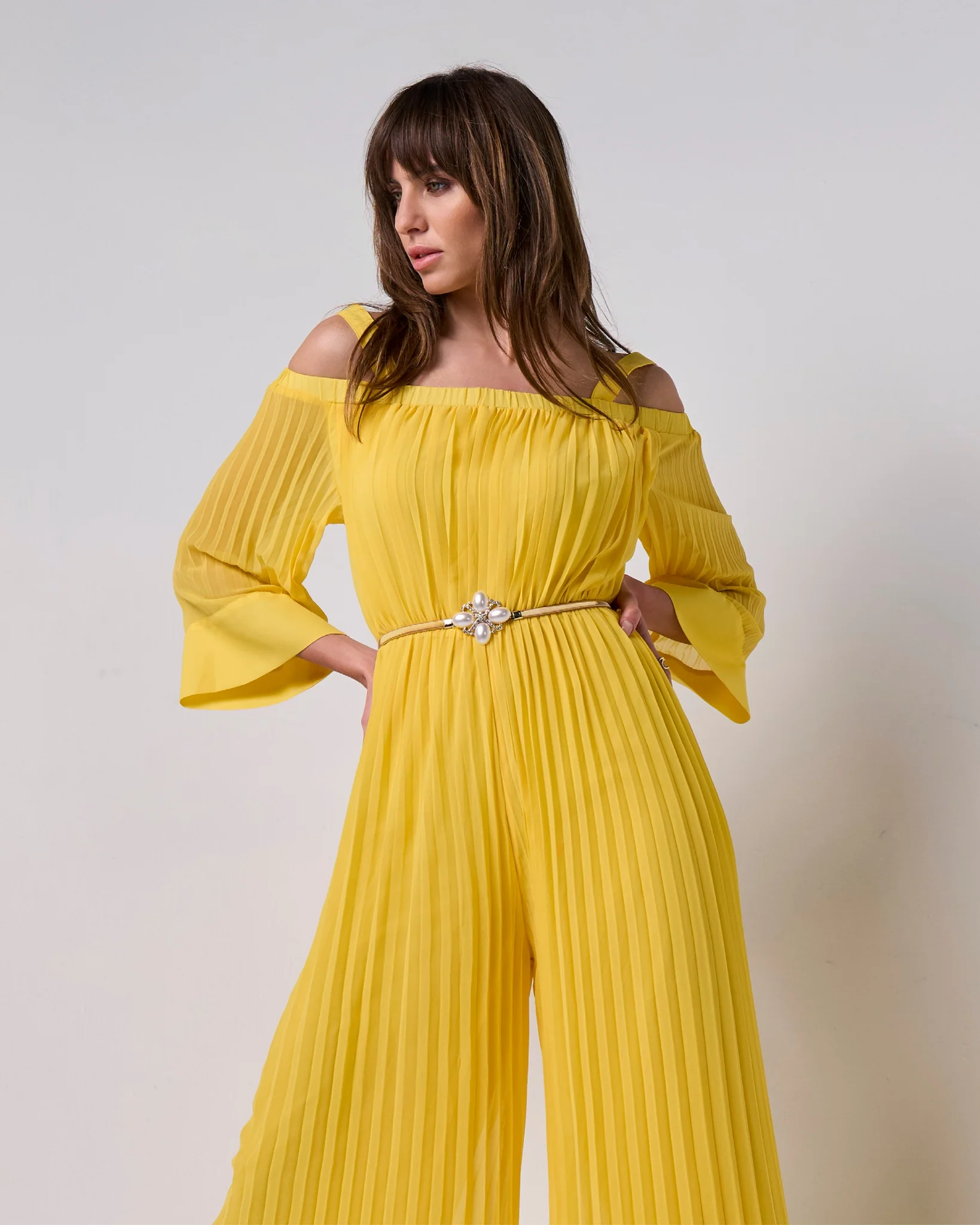 Slinky Gem Belt Gold - Mycitystee