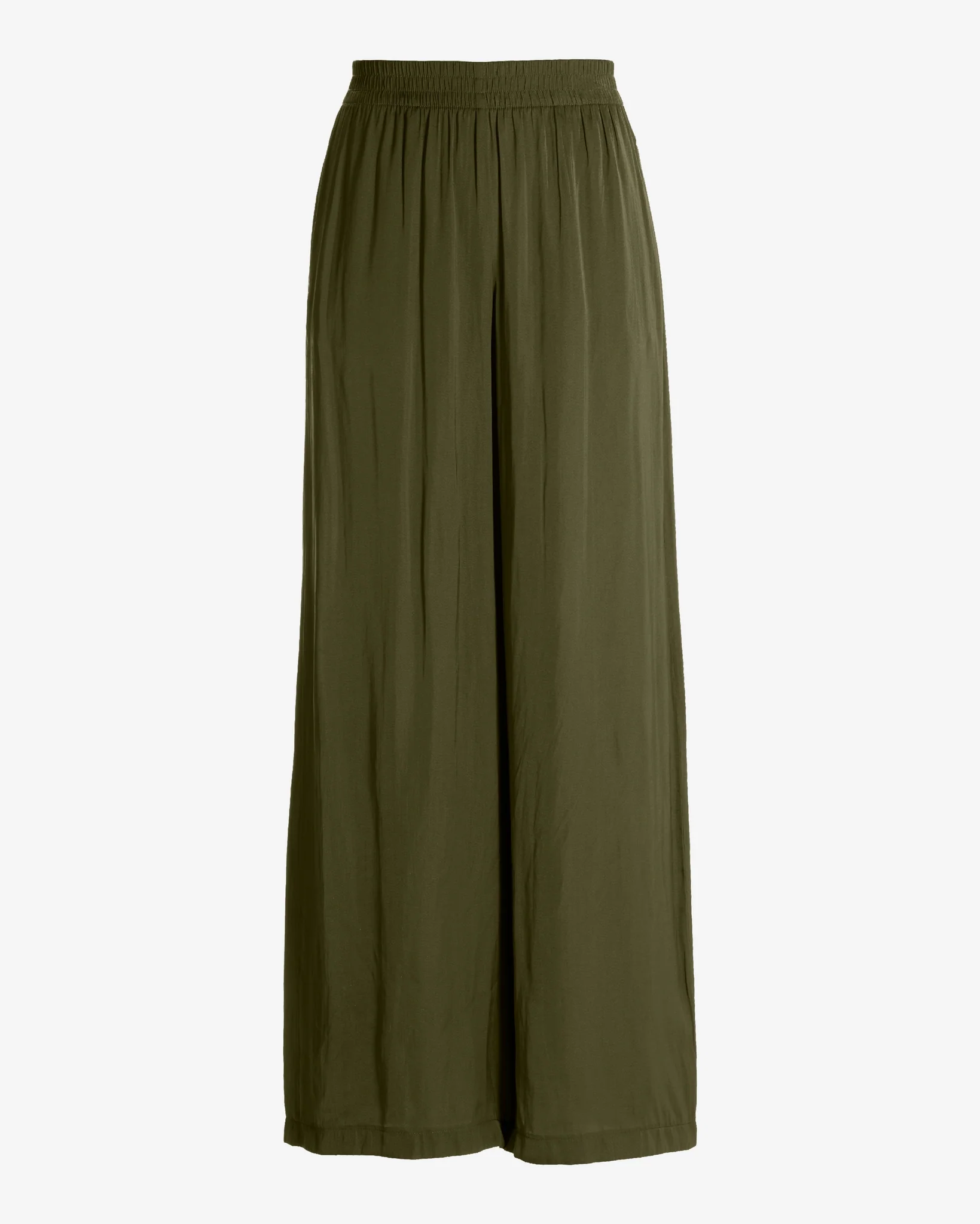 Malibu Flowy Wide Leg Pant Moss Green - Mycitystee