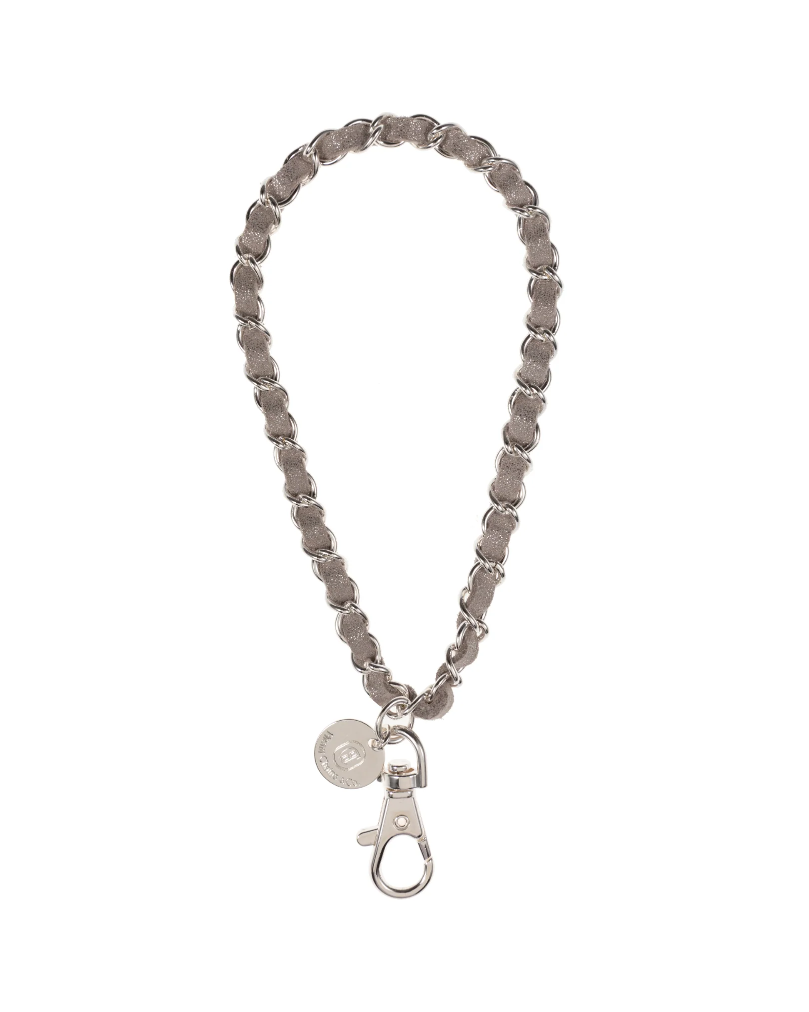 Silver on Silver Phone Wristlet - Mycitystee