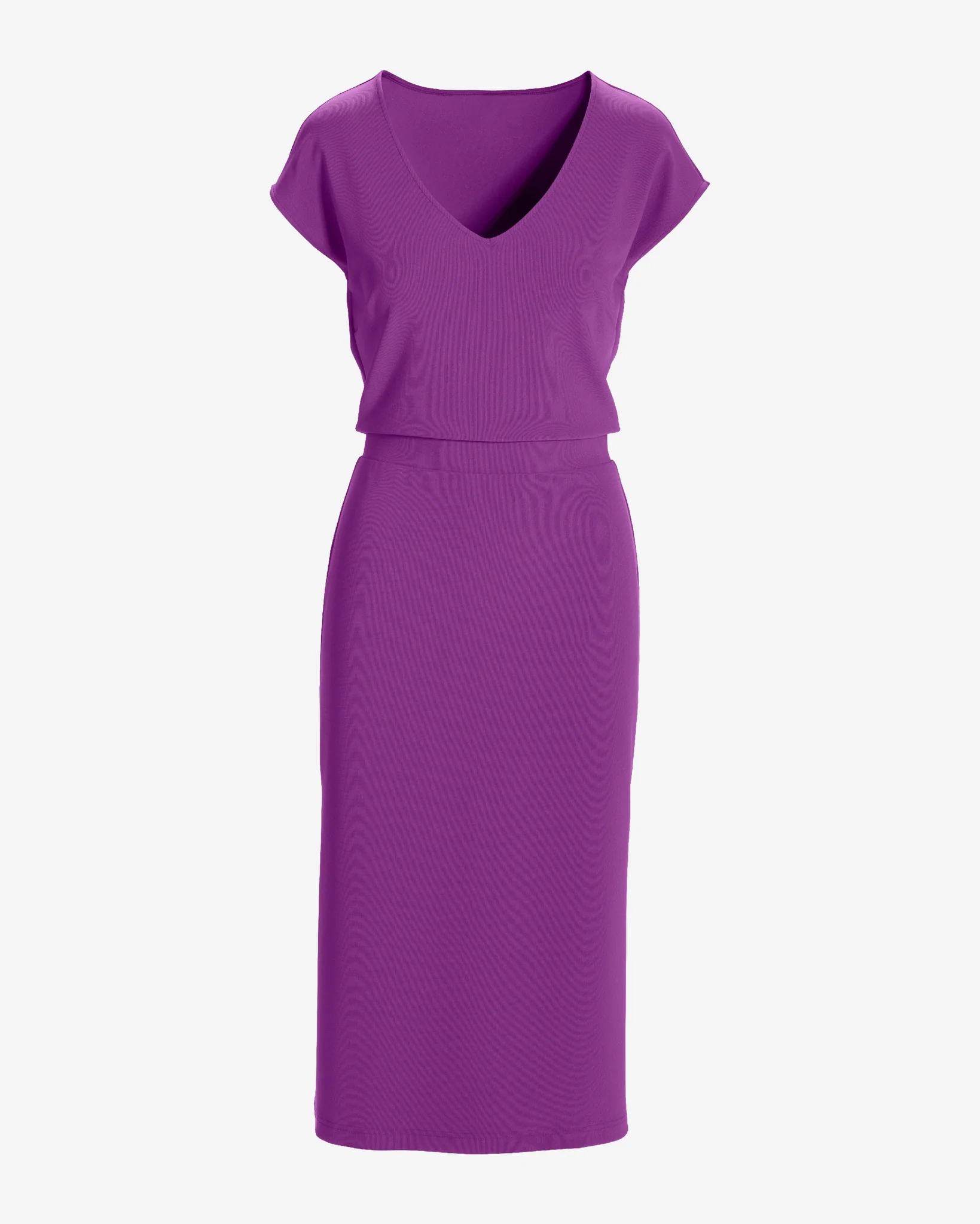 Beyond Travel Banded Midi Dress Purple Magic - Mycitystee