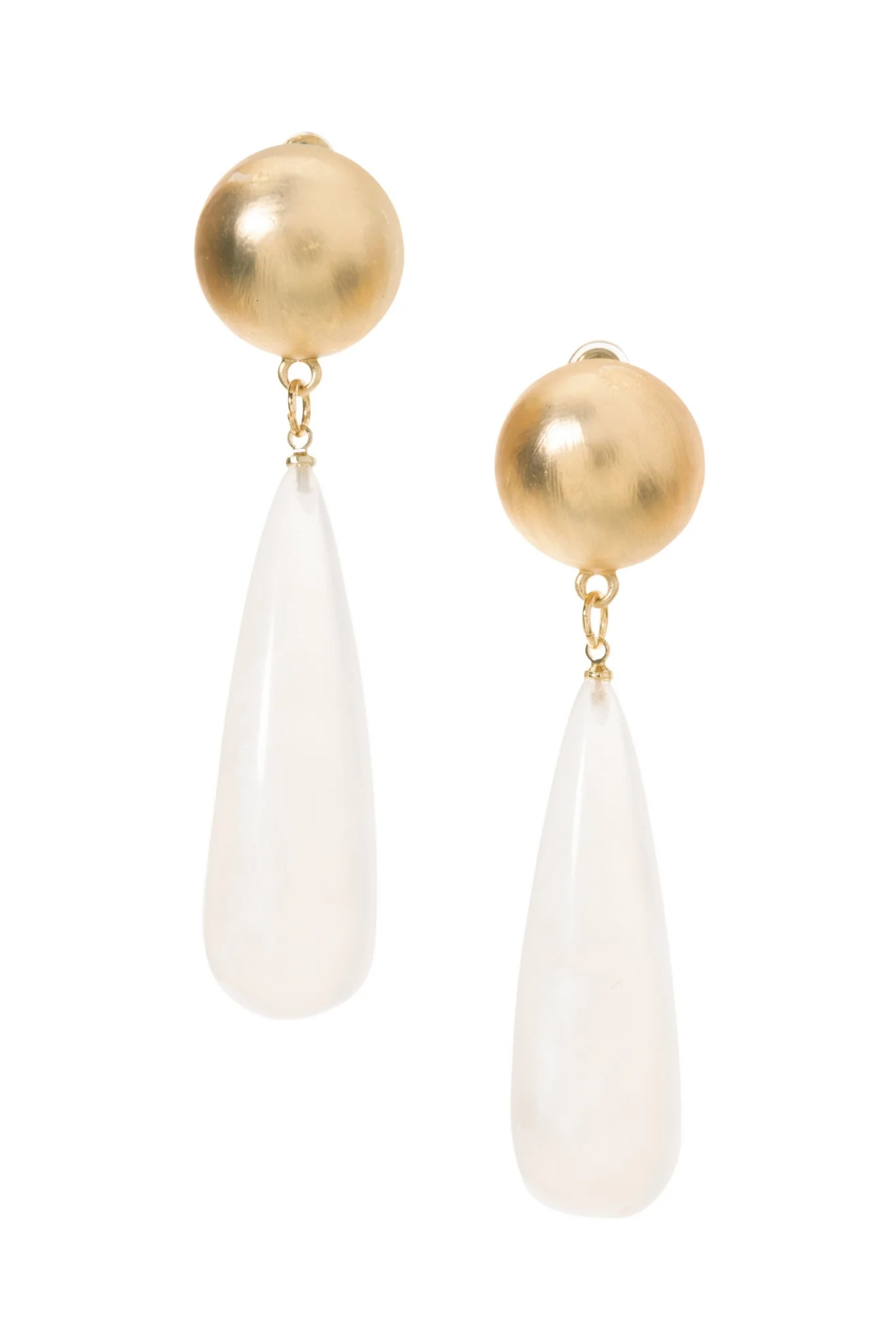 Gold Tear Drop Earring Gold Multi - Mycitystee