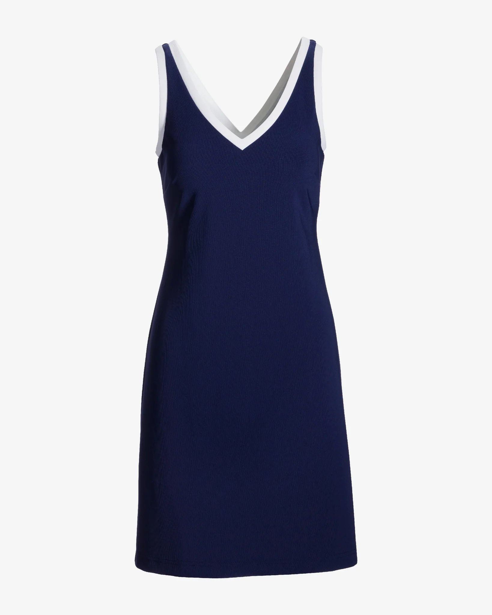Beyond Travel Sleeveless Colorblock Dress Maritime Navy Multi - Mycitystee