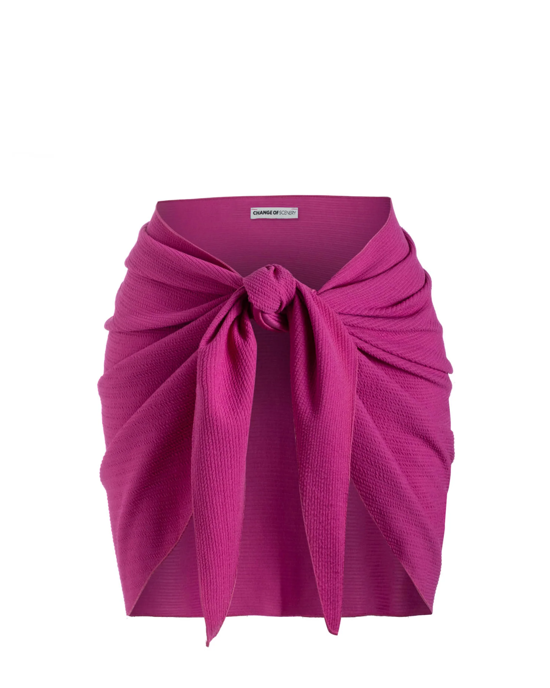 Liv Sarong In Plum Texture - Mycitystee