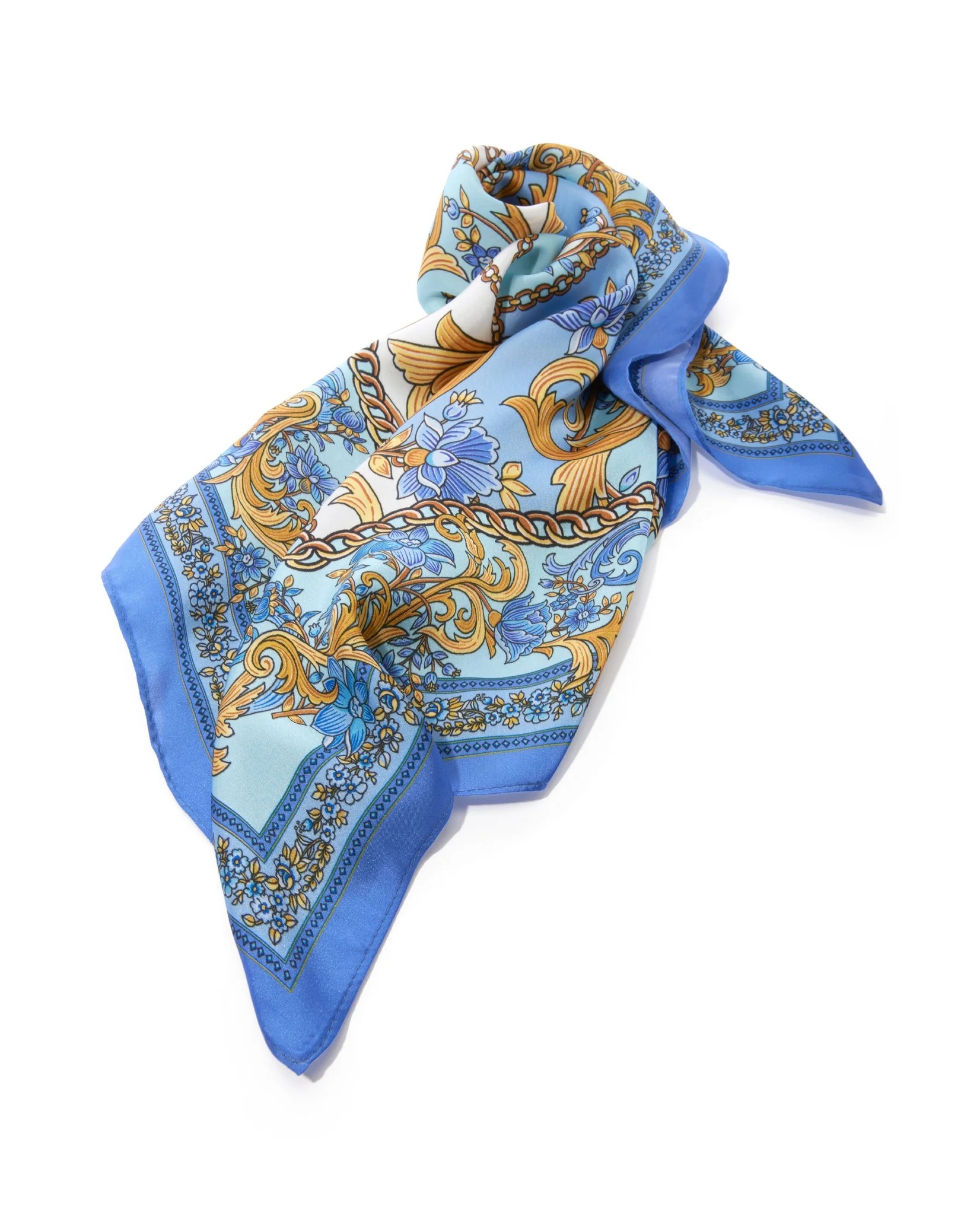 Regal Resort Neck Scarf Blue Multi - Mycitystee