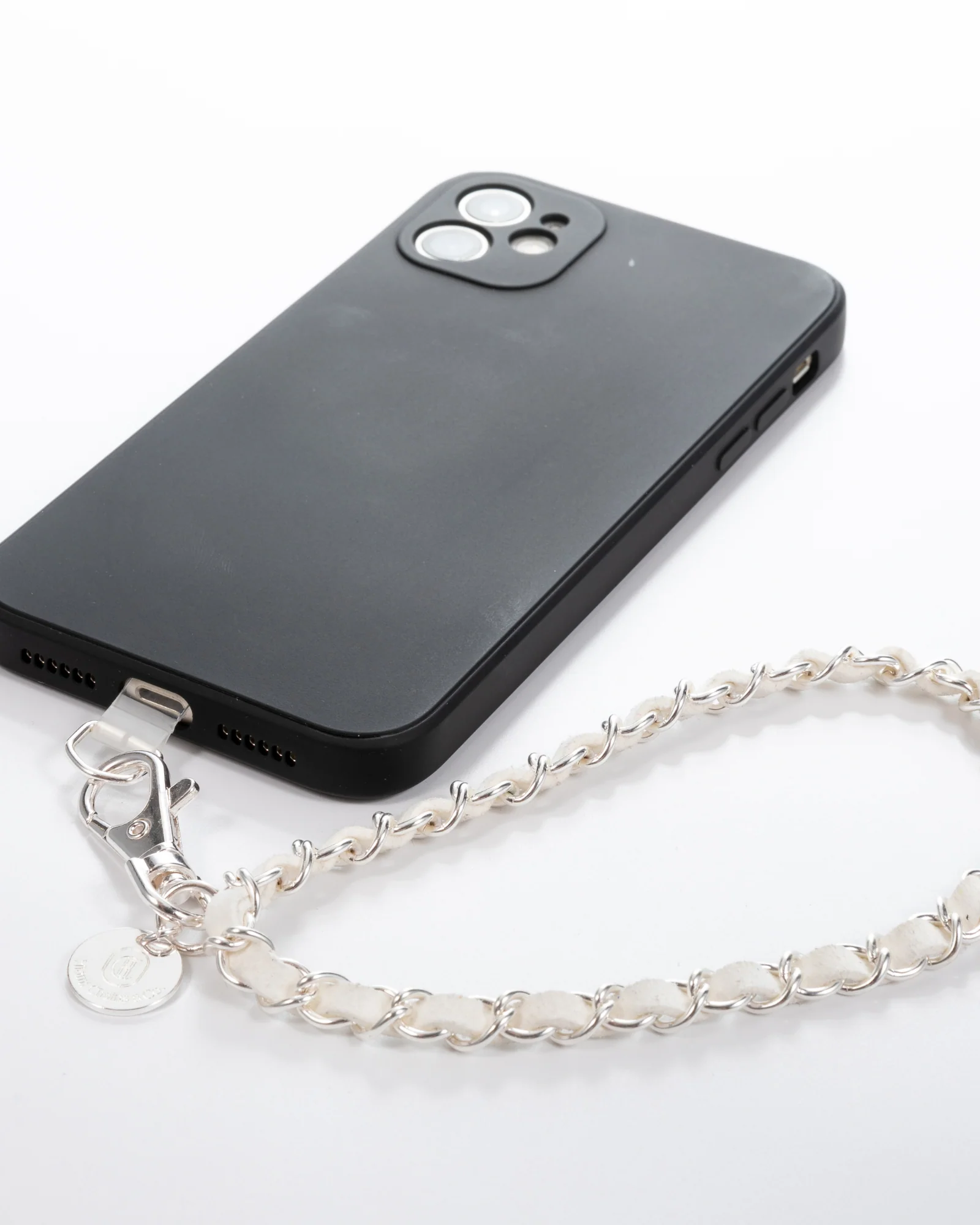 Summer White Silver Phone Wristlet - Mycitystee