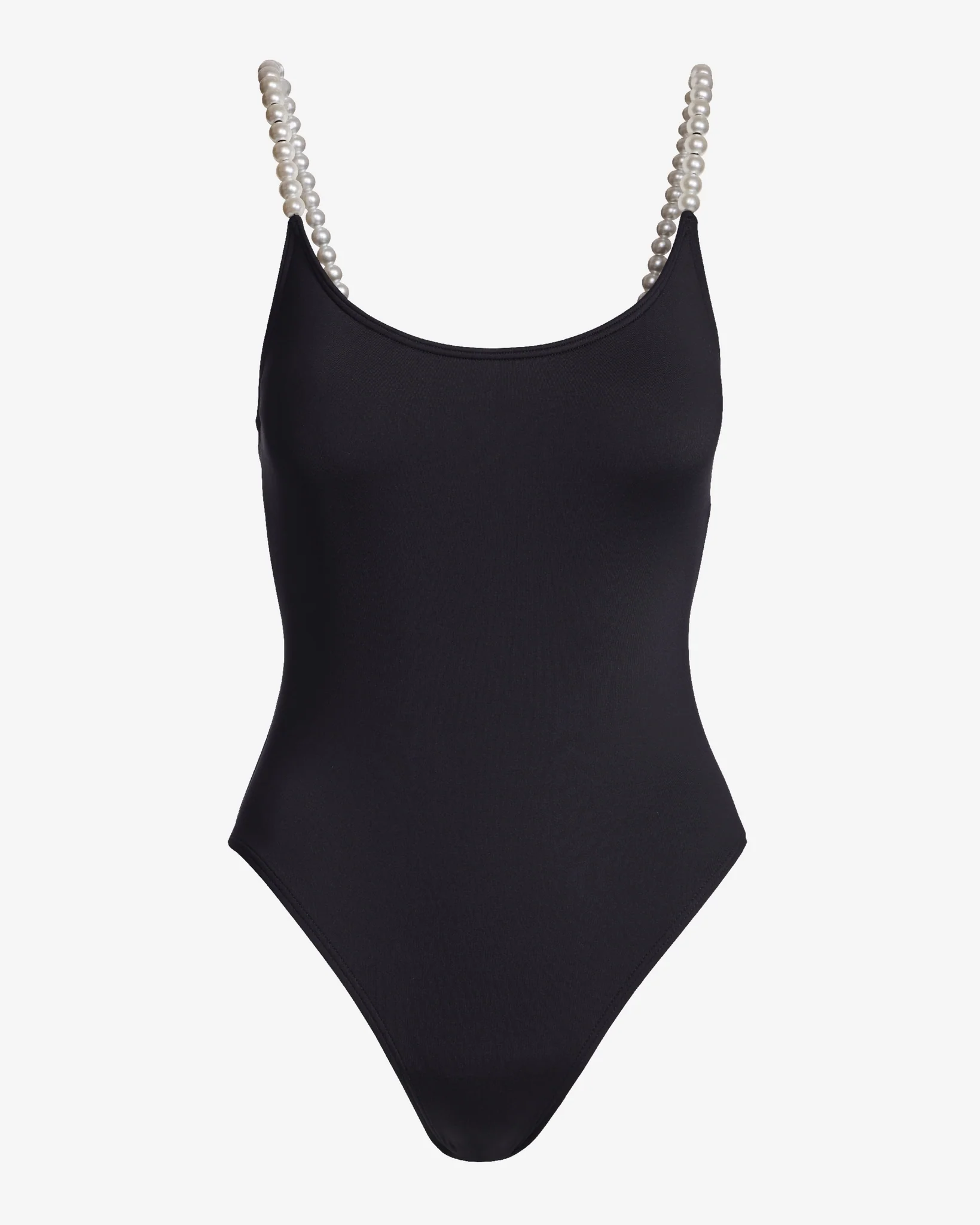Pearl Strap One Piece Black - Mycitystee