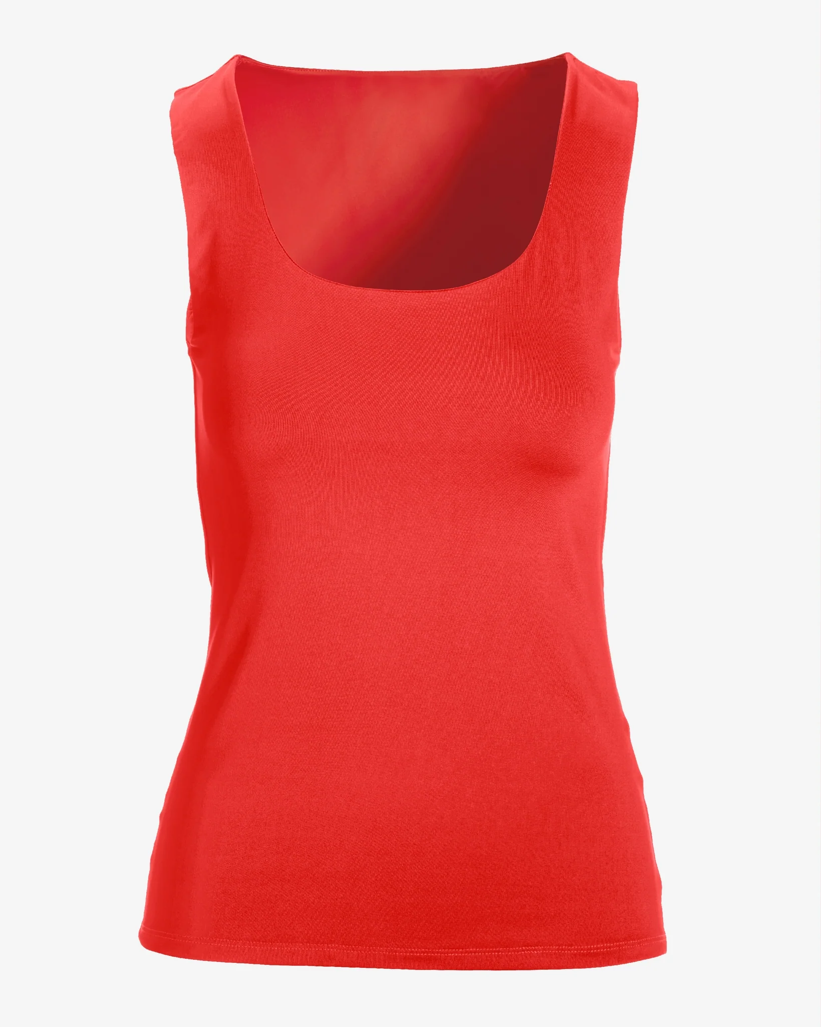 So Modern Scoop Neck Tank Top Hibiscus - Mycitystee