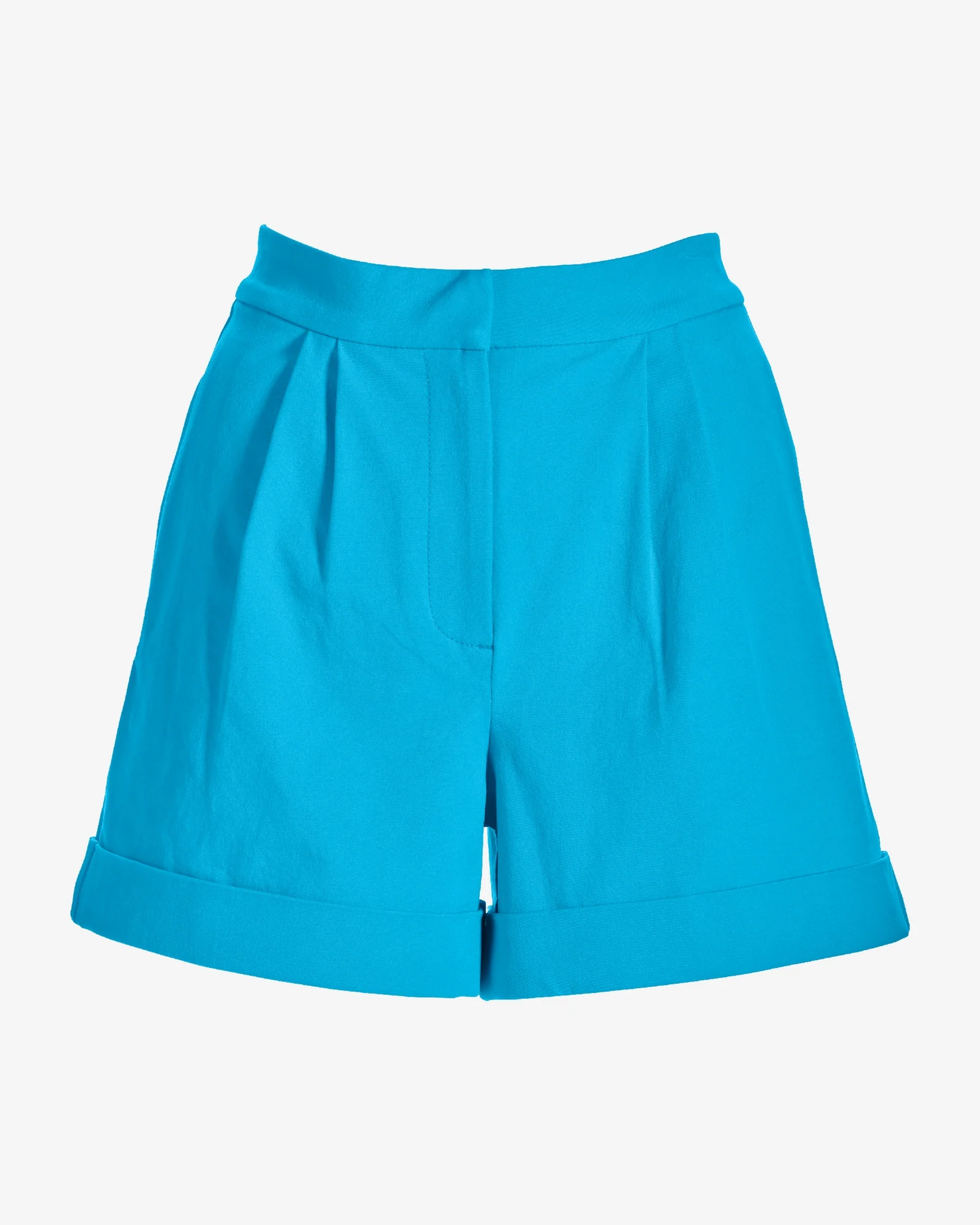 Cuffed Twill Short Bluefish - Mycitystee