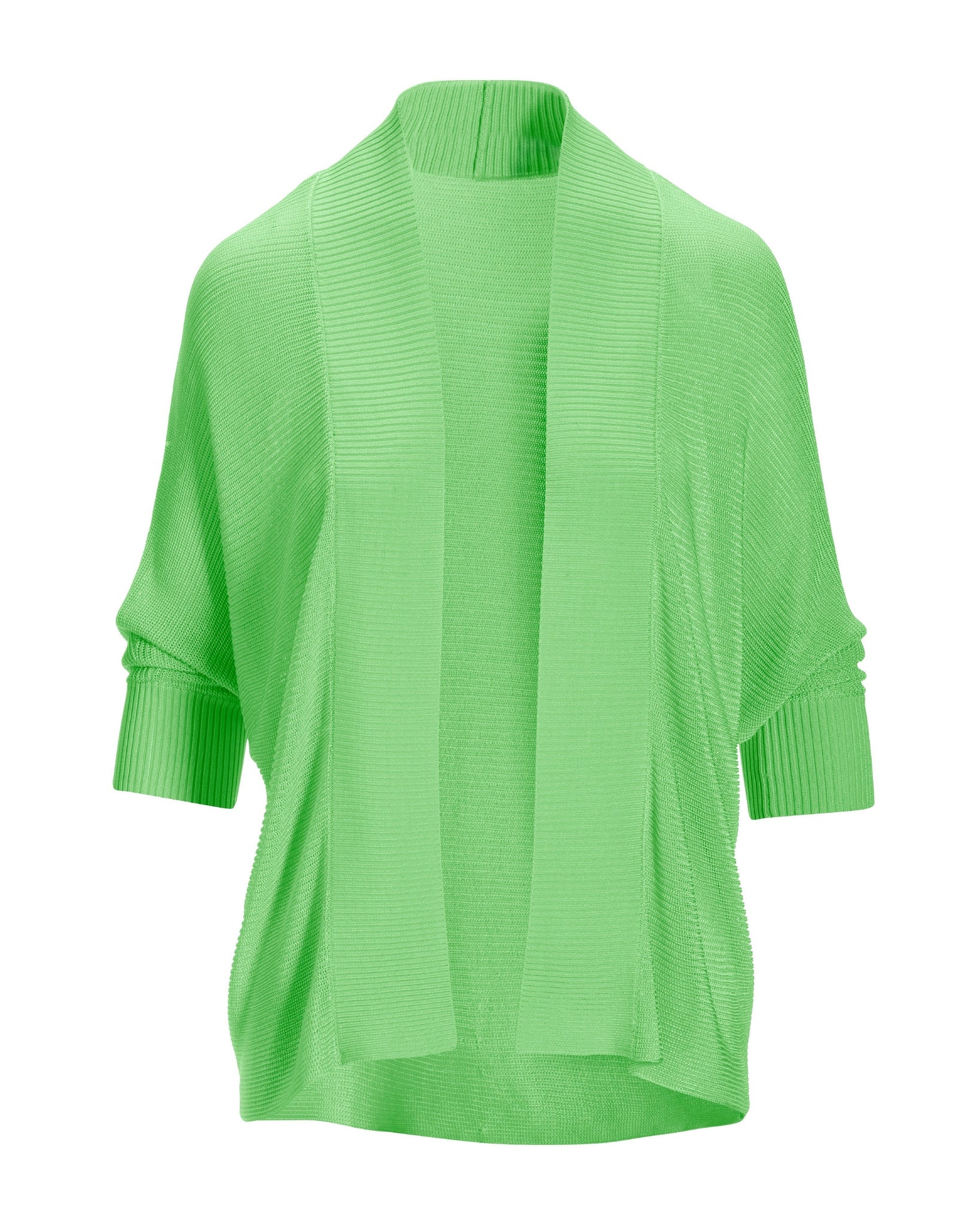 Short Effortless Cardigan Sweater Green - Mycitystee