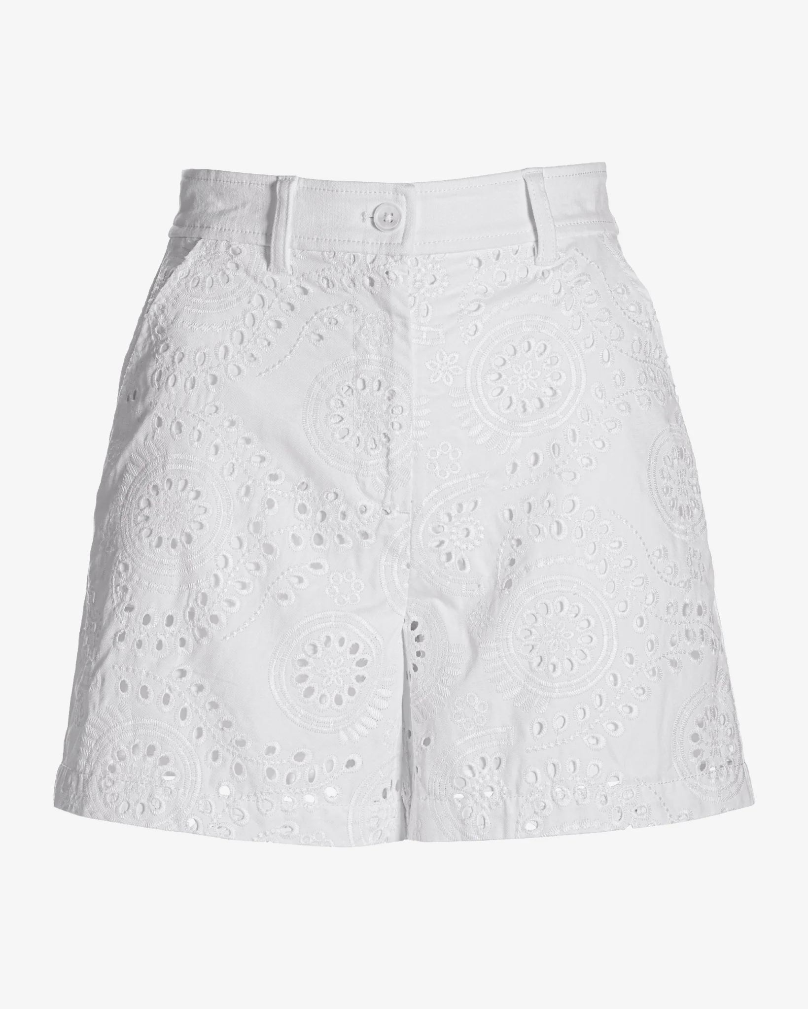Eyelet Short White - Mycitystee