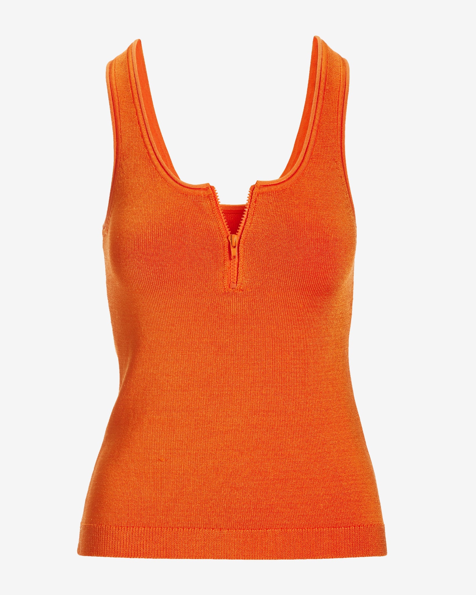 Half Zip Sweater Tank Coral Rose - Mycitystee