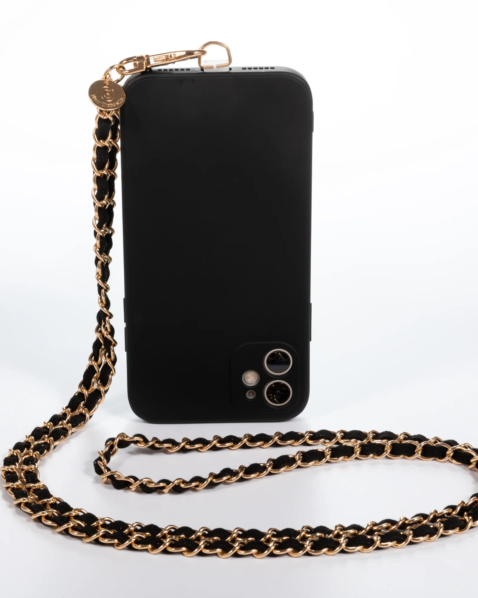 Golden Black Crossbody Phone Chain - Mycitystee