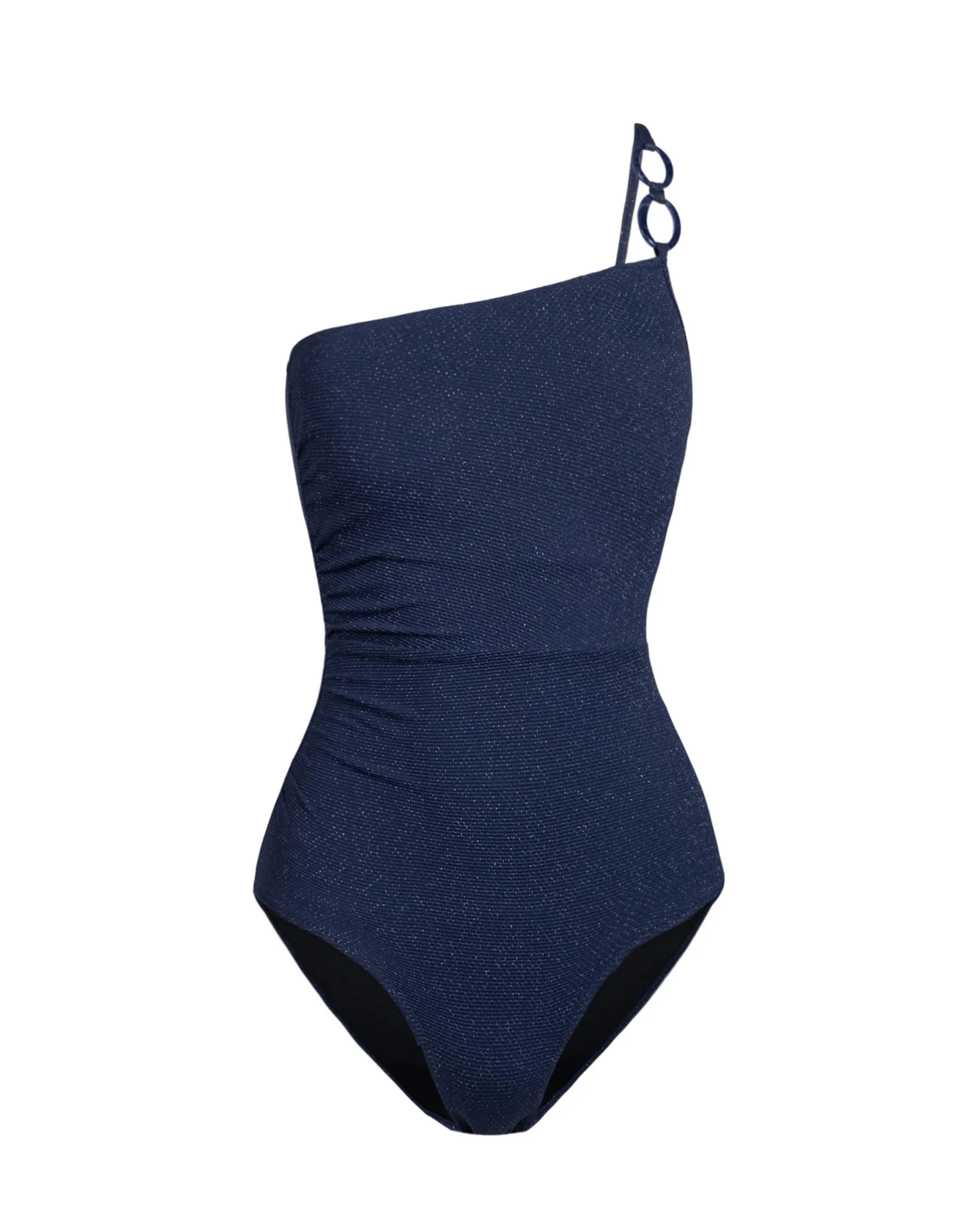Kara One Piece In Marine Blue Metallic - Mycitystee