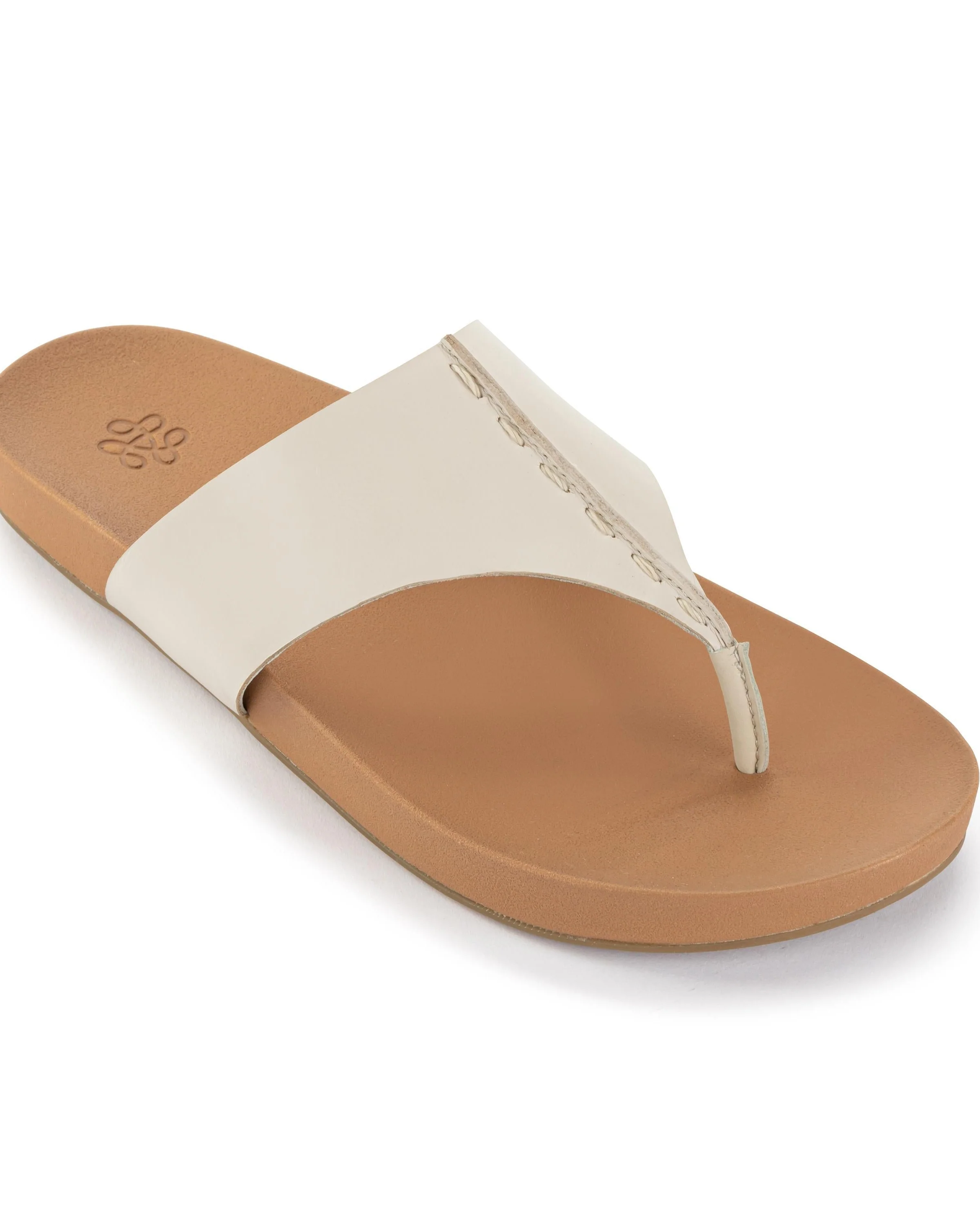 Everly Sandal - Leather - Stone - Mycitystee