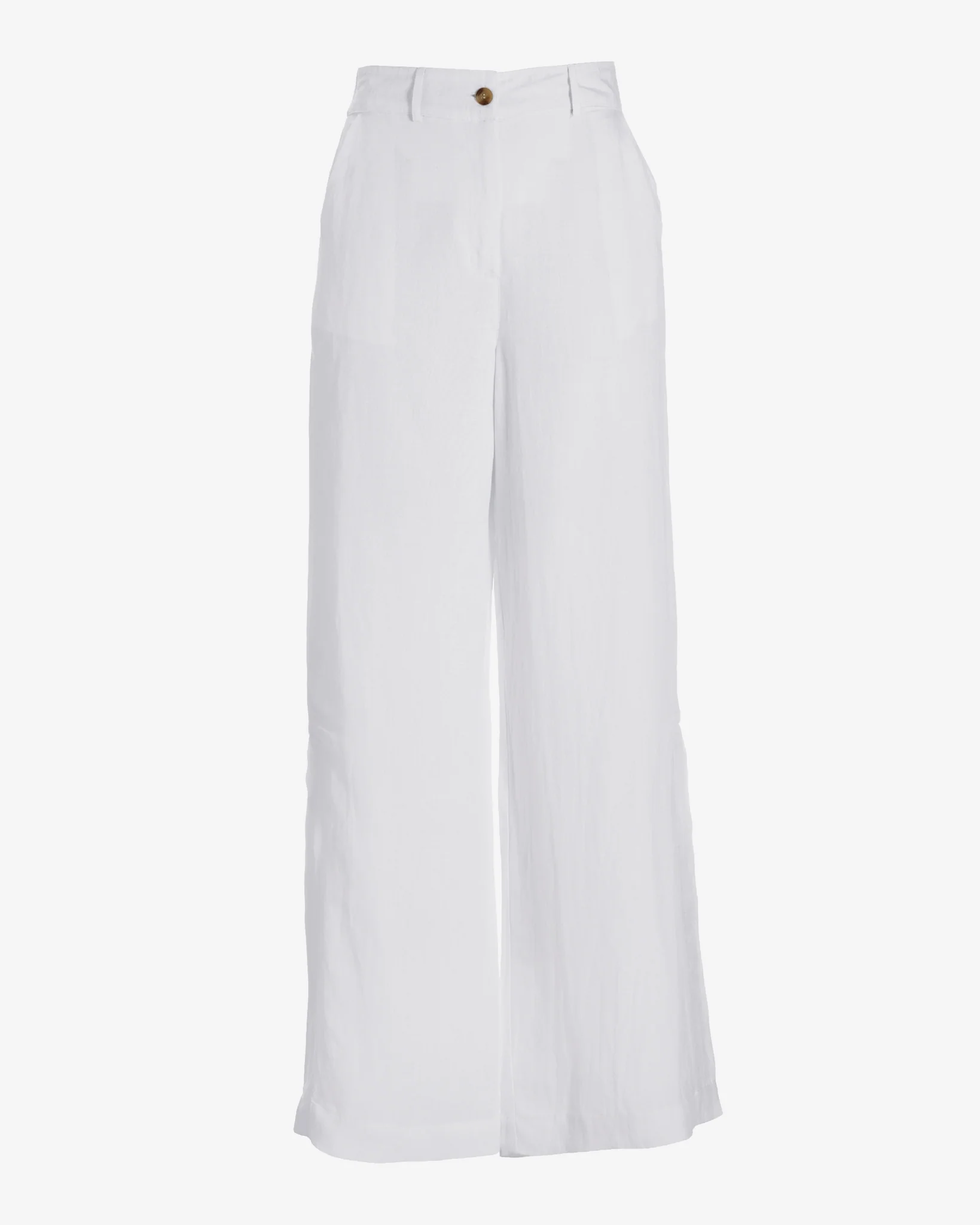 Casual side slit Linen pant White - Mycitystee