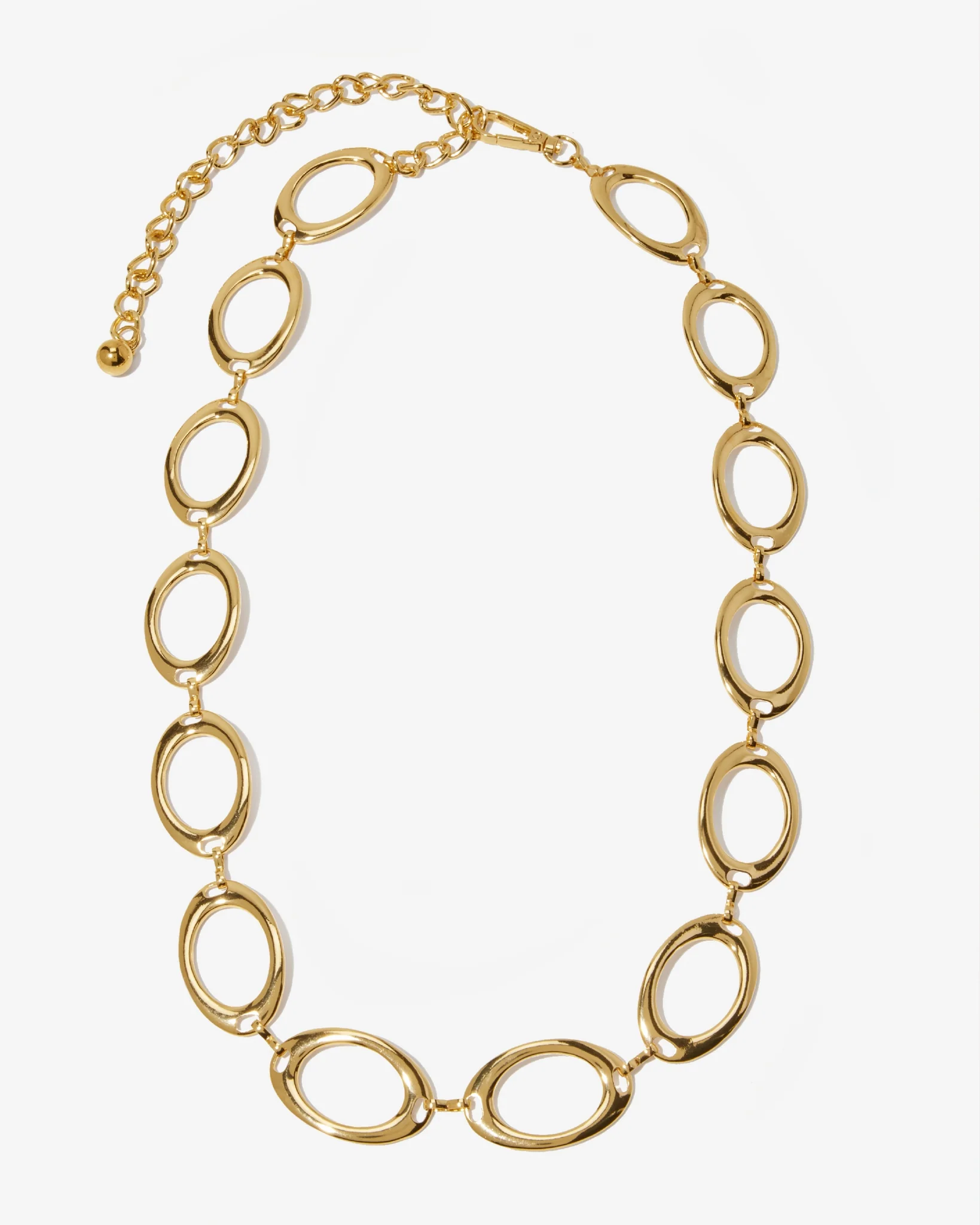 Oval Chain Belt Gold - Mycitystee