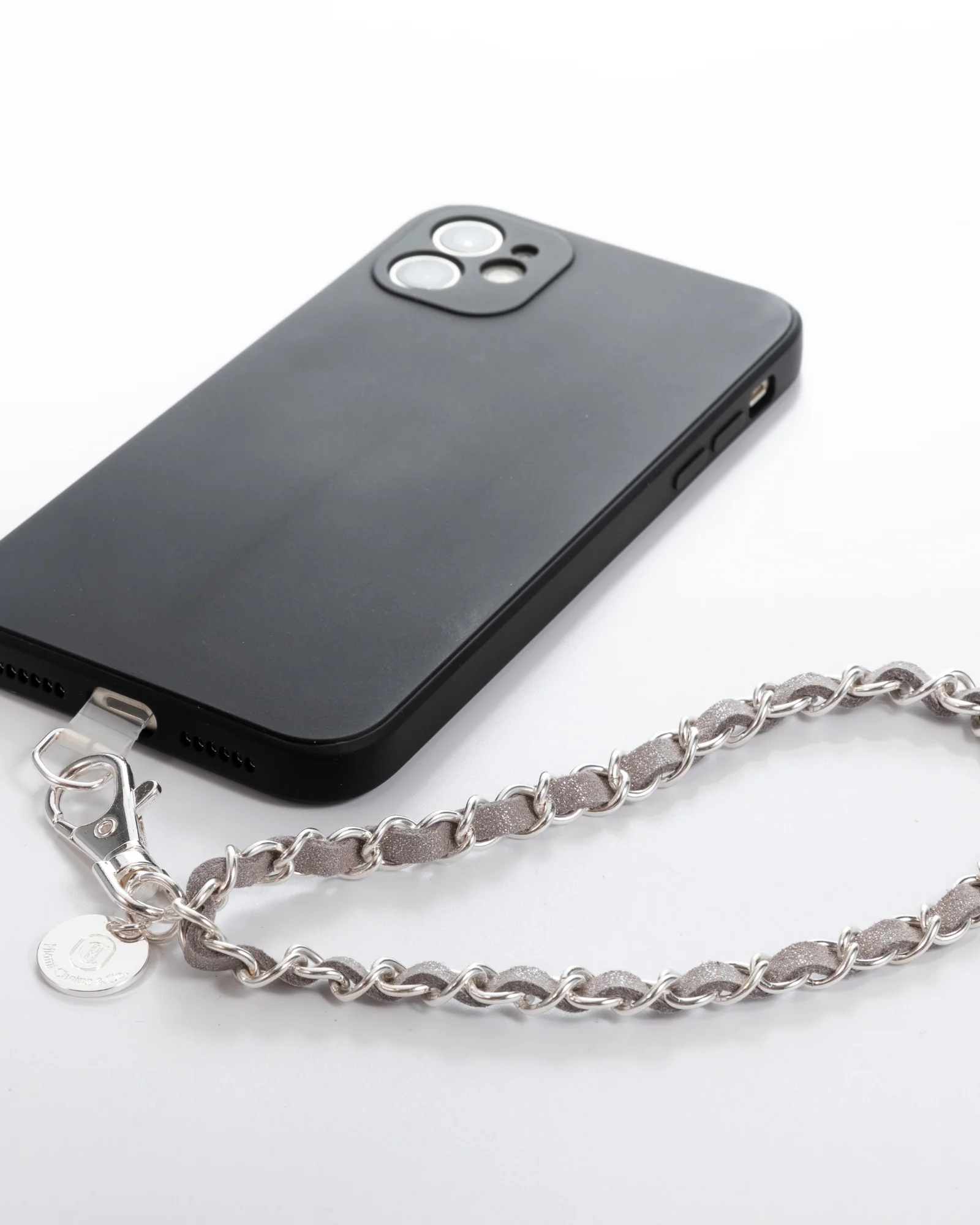 Silver on Silver Phone Wristlet - Mycitystee