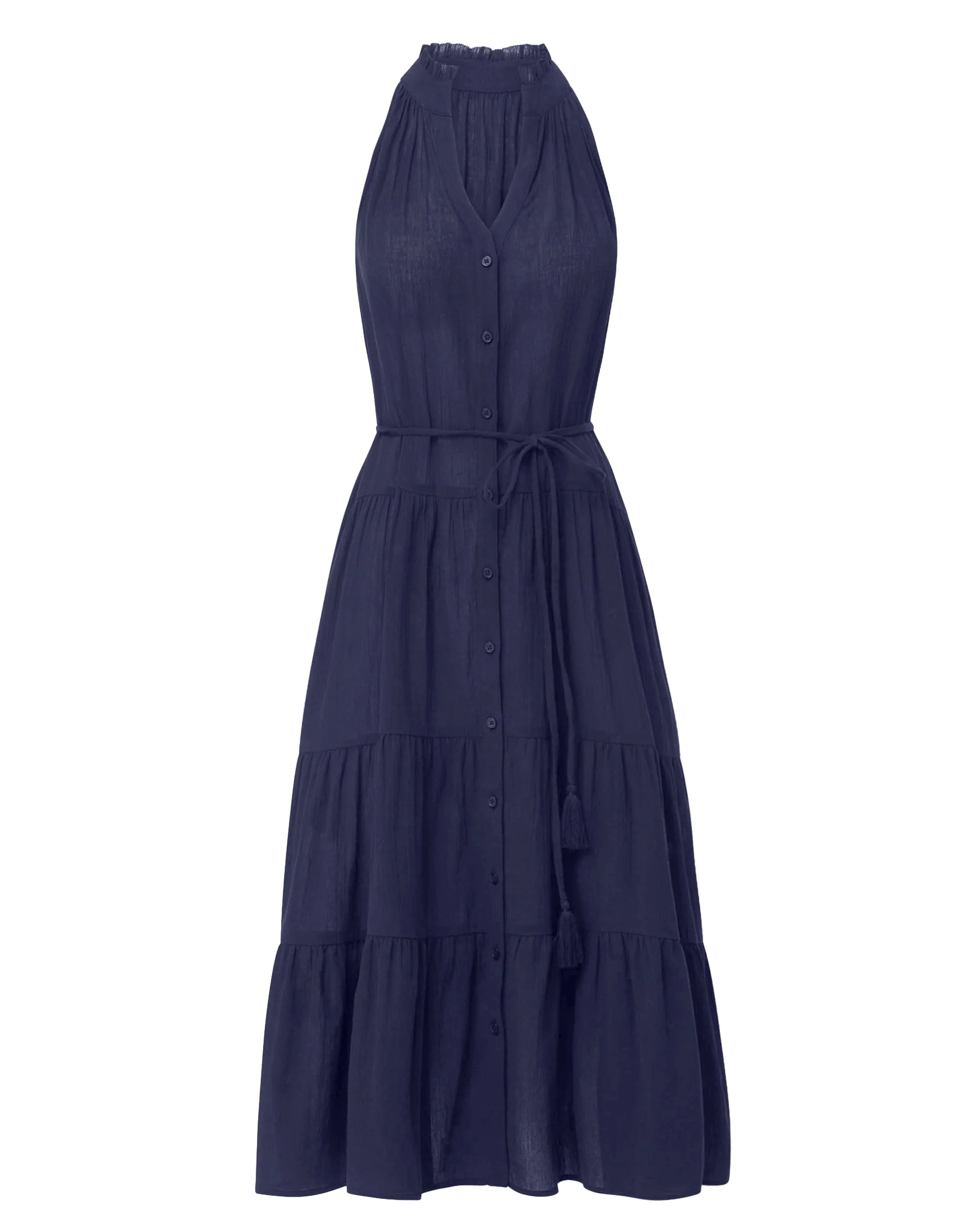 Tracy Dress In Navy - Mycitystee