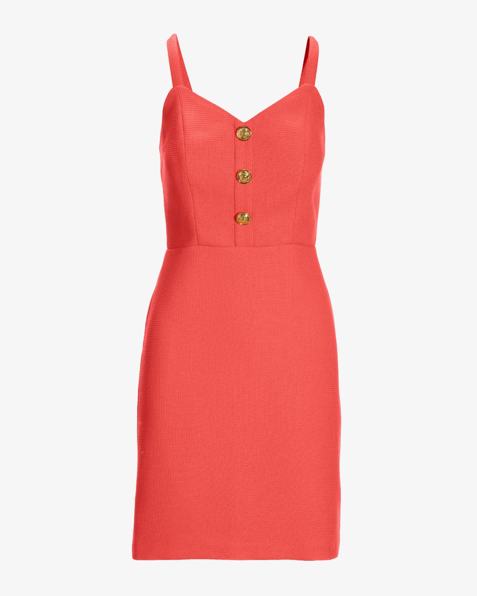 Button Detail Tweed Sheath Dress Dubarry - Mycitystee