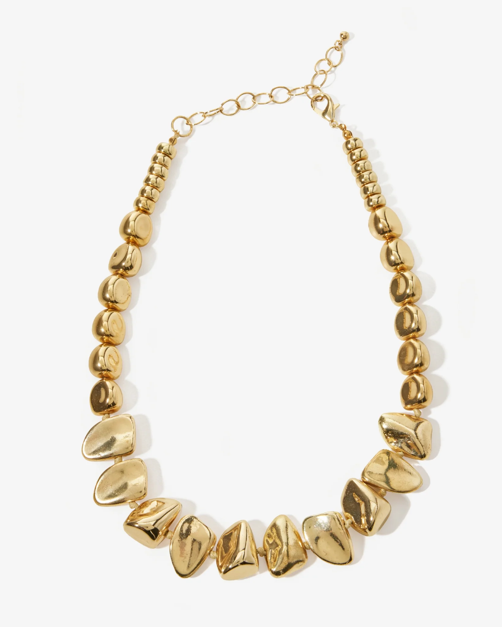 Gold Stone Necklace Gold - Mycitystee