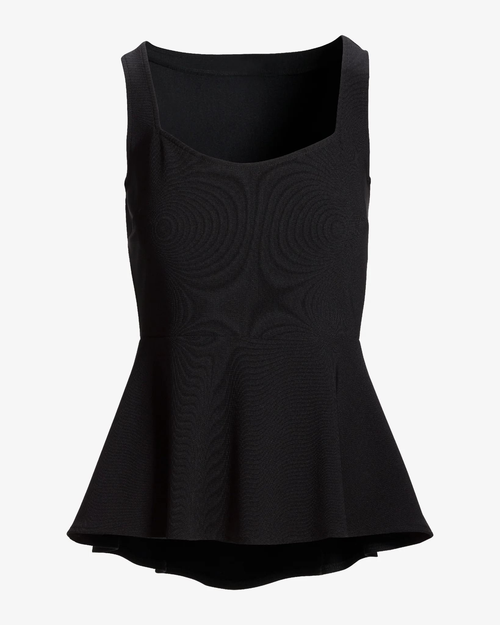 Beyond Travel Sleeveless Peplum Top Jet Black - Mycitystee