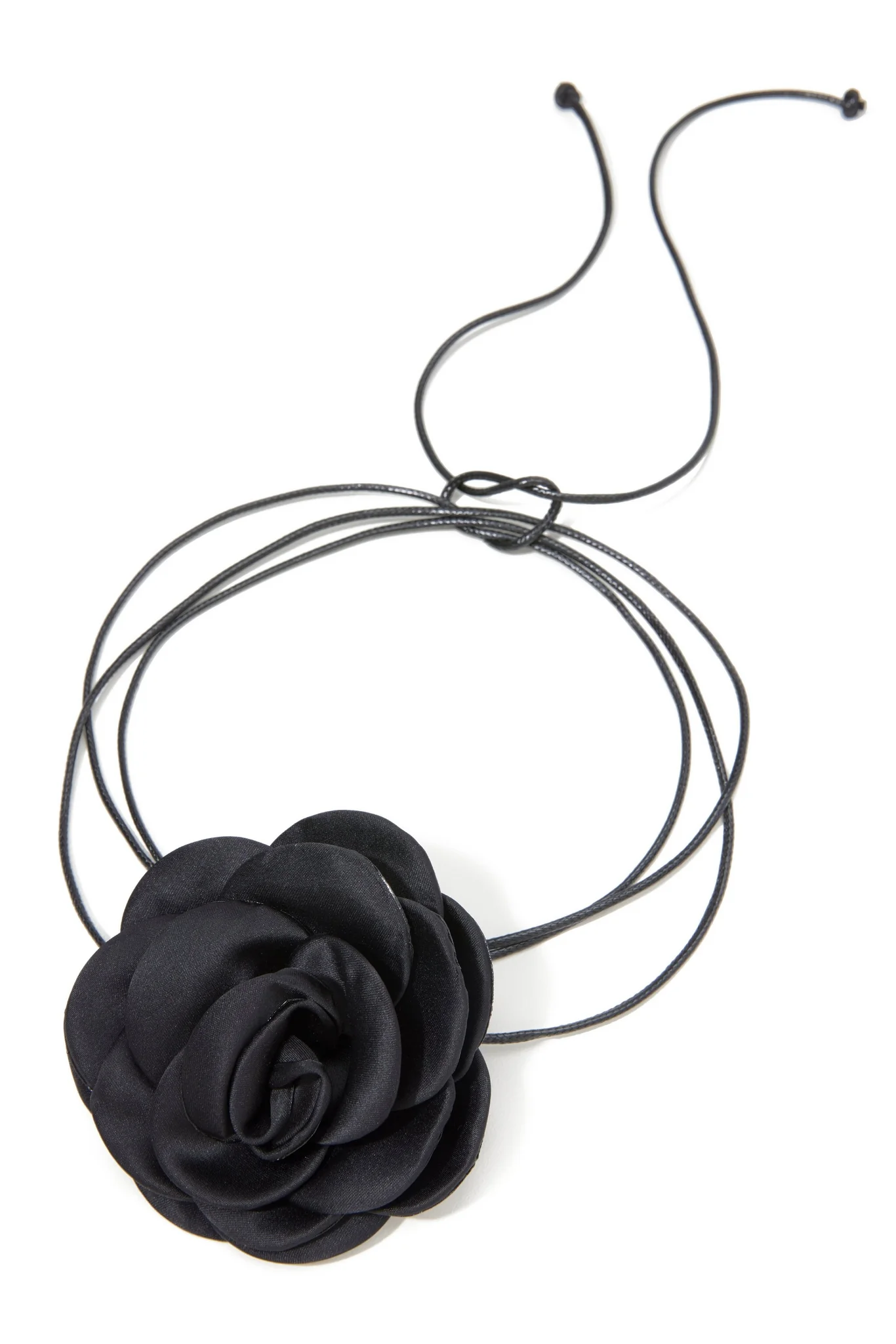Floral Wrap Choker Black - Mycitystee