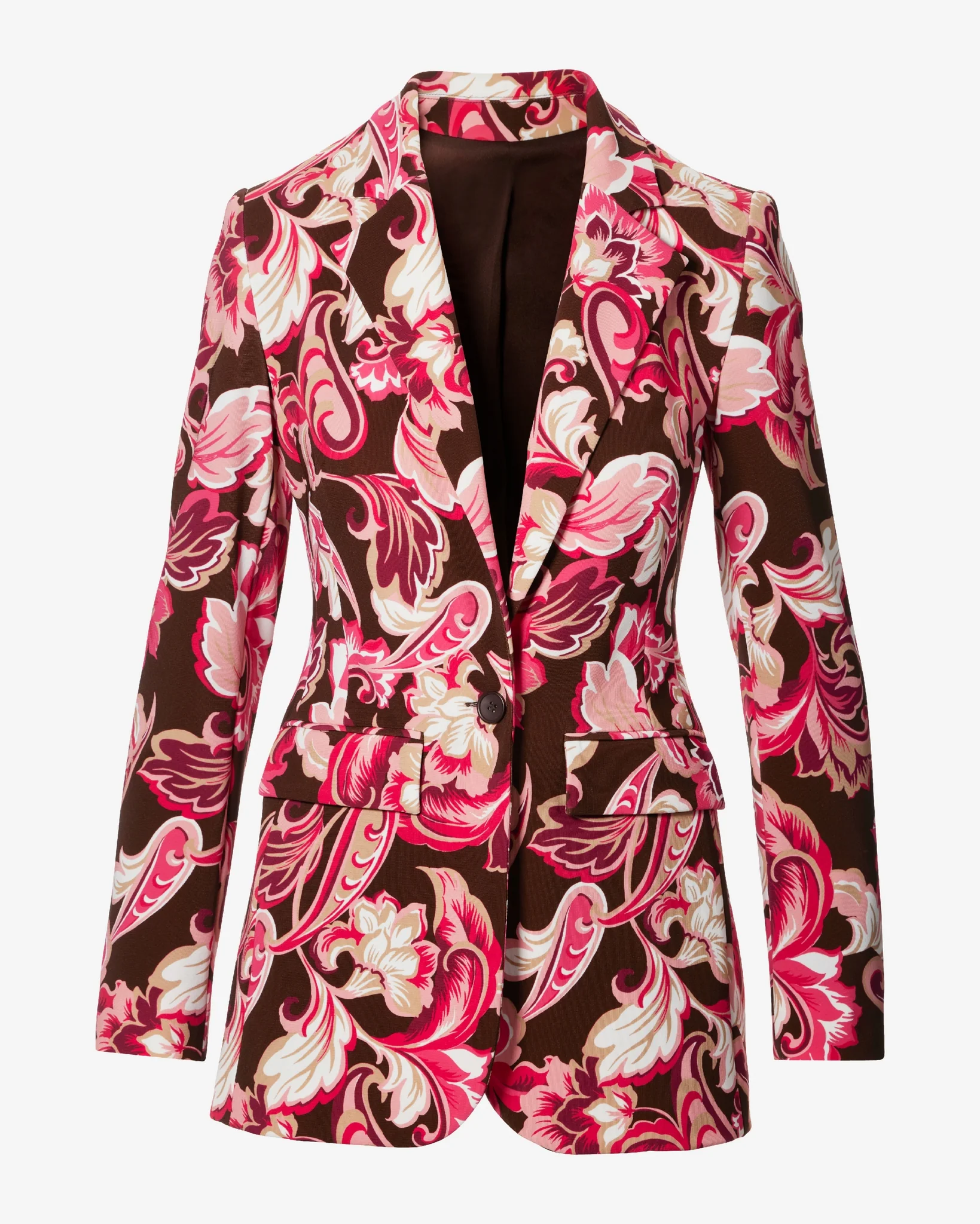 Beyond Travel Print Boyfriend Blazer Autumntime Paisley - Mycitystee