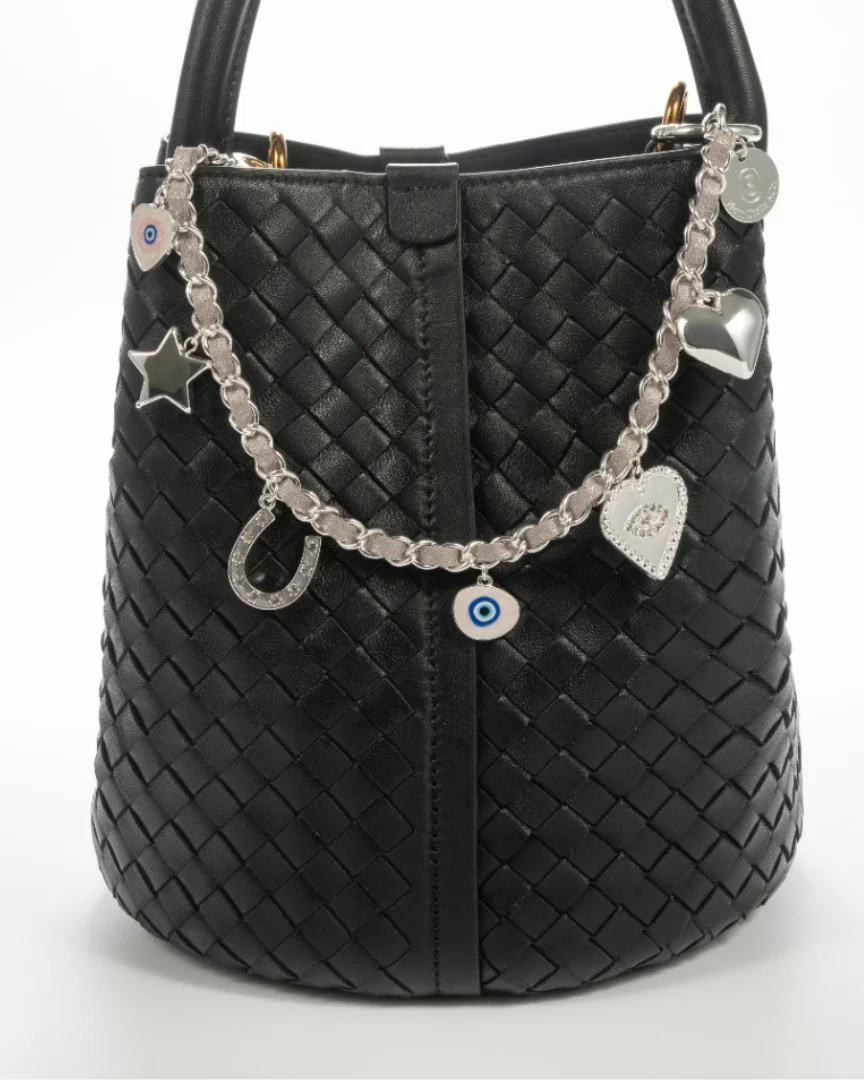 Charm & Chance Silver Bag Charm - Mycitystee