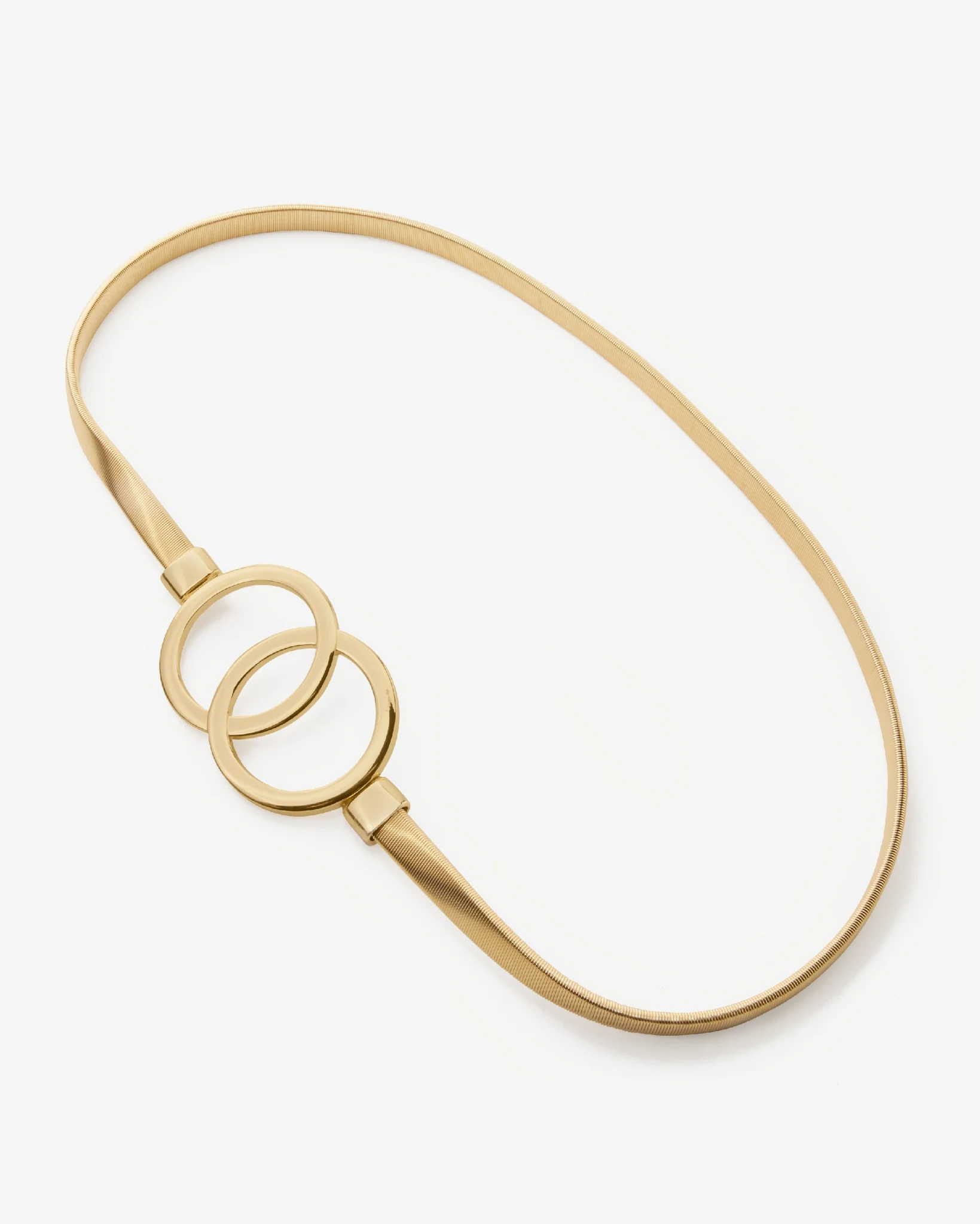 Double Circle Slinky Belt Gold - Mycitystee