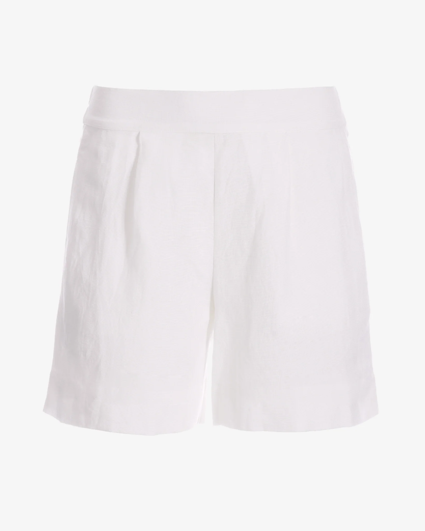 Effortless Pull-On Linen Short White - Mycitystee