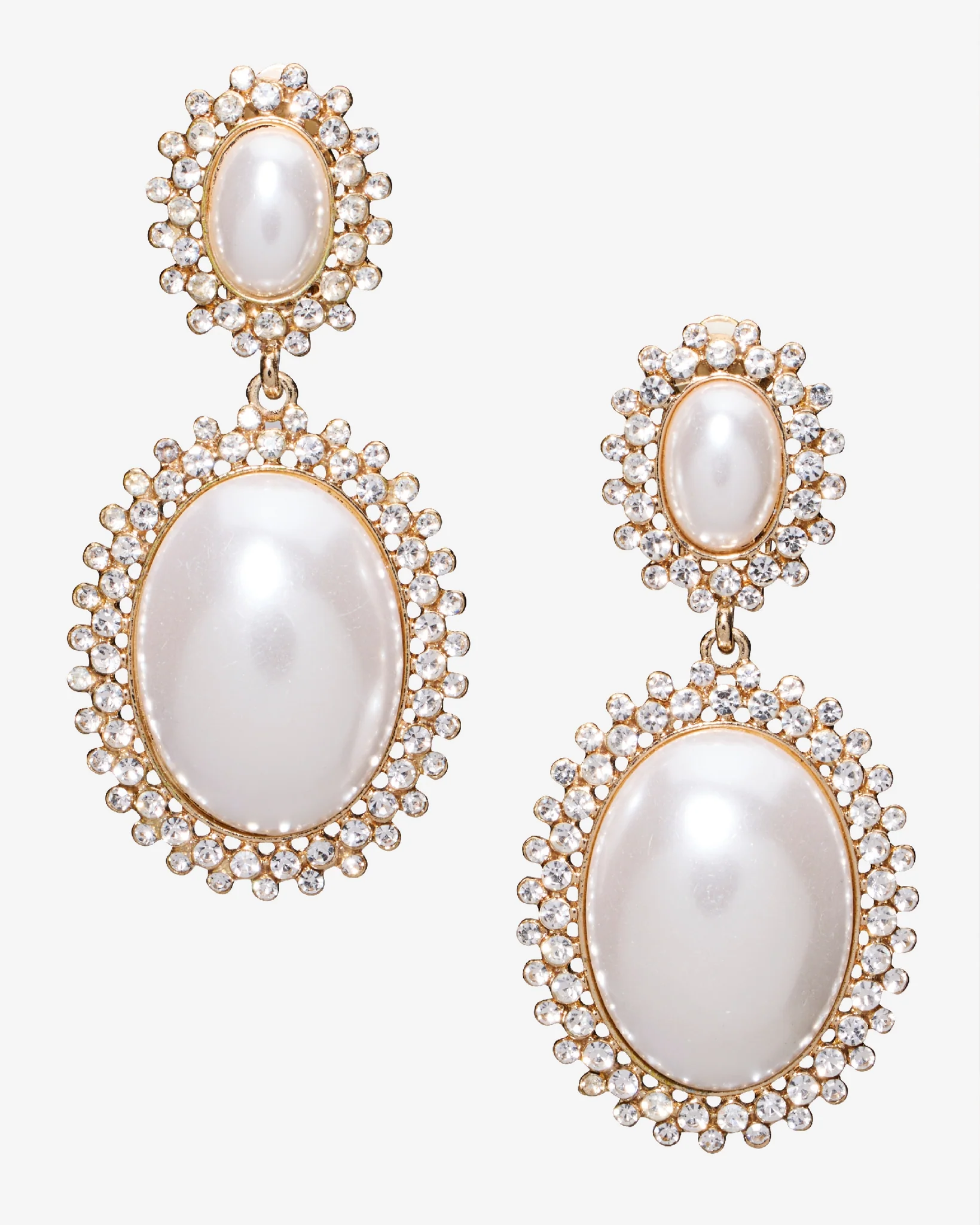 Large Pearl Drop Earring White - Mycitystee