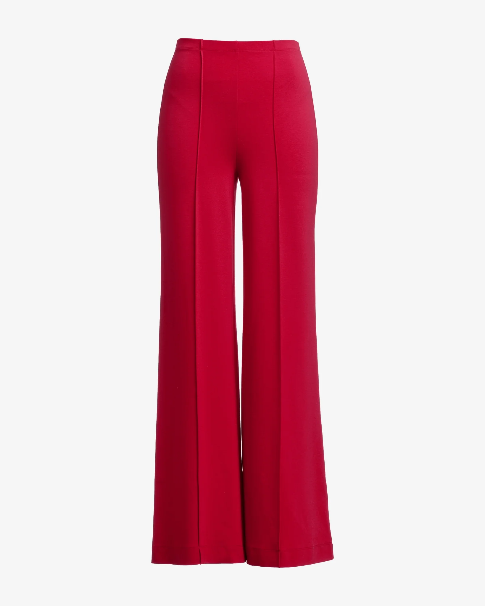Malibu Ultimate Pull-On Ponte Pant Lipstick Red - Mycitystee