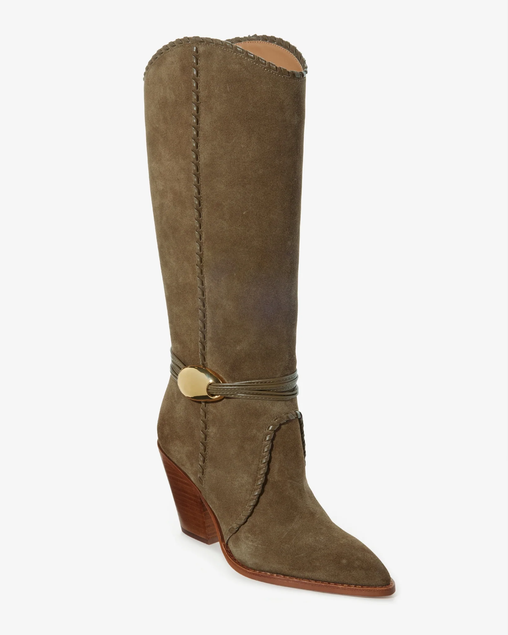 Hardware Western Boot Olive - Mycitystee