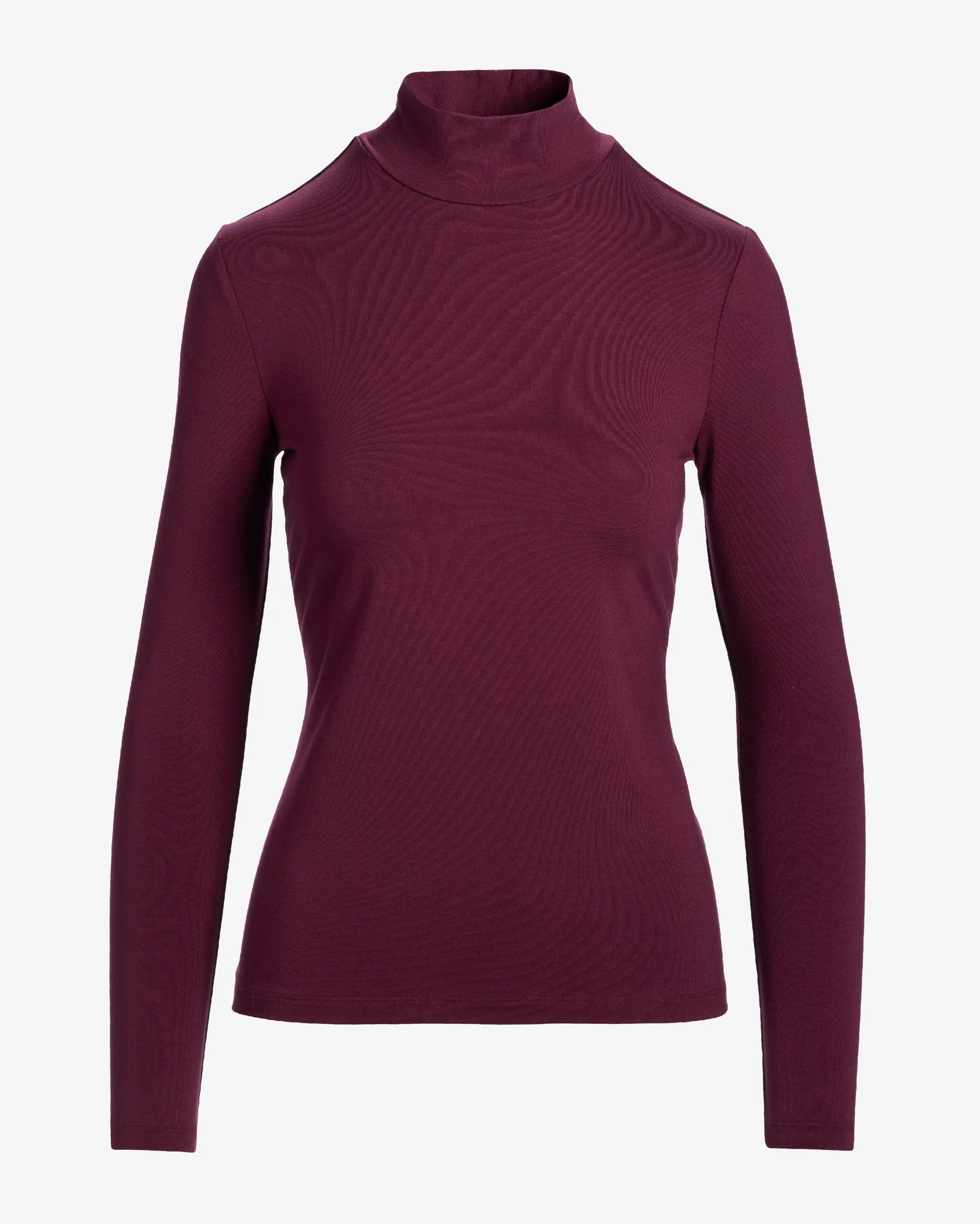 Long Sleeve Layering Turtleneck Black Cherry - Mycitystee