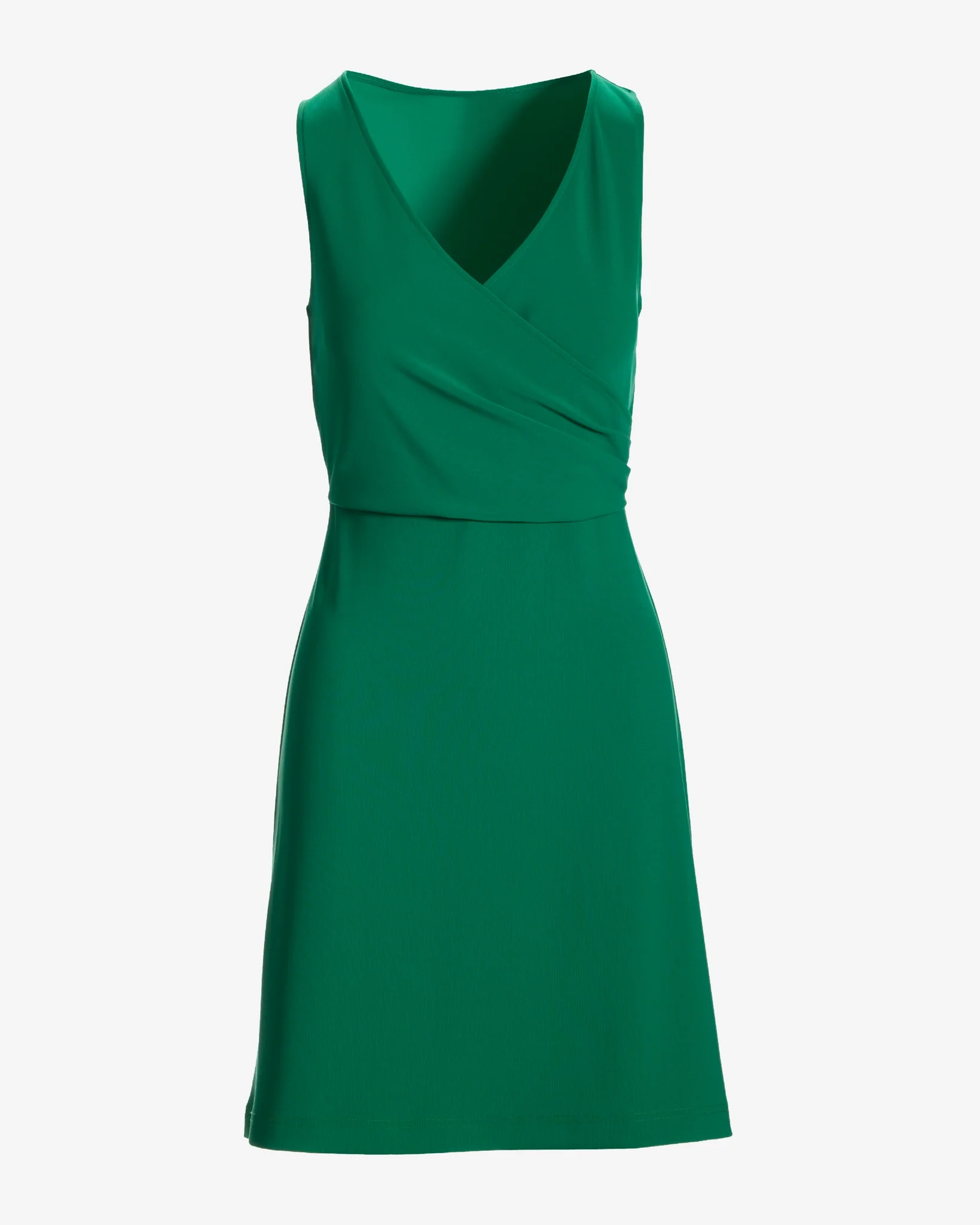 Beyond Travel Cross Front Dress Shamrock - Mycitystee