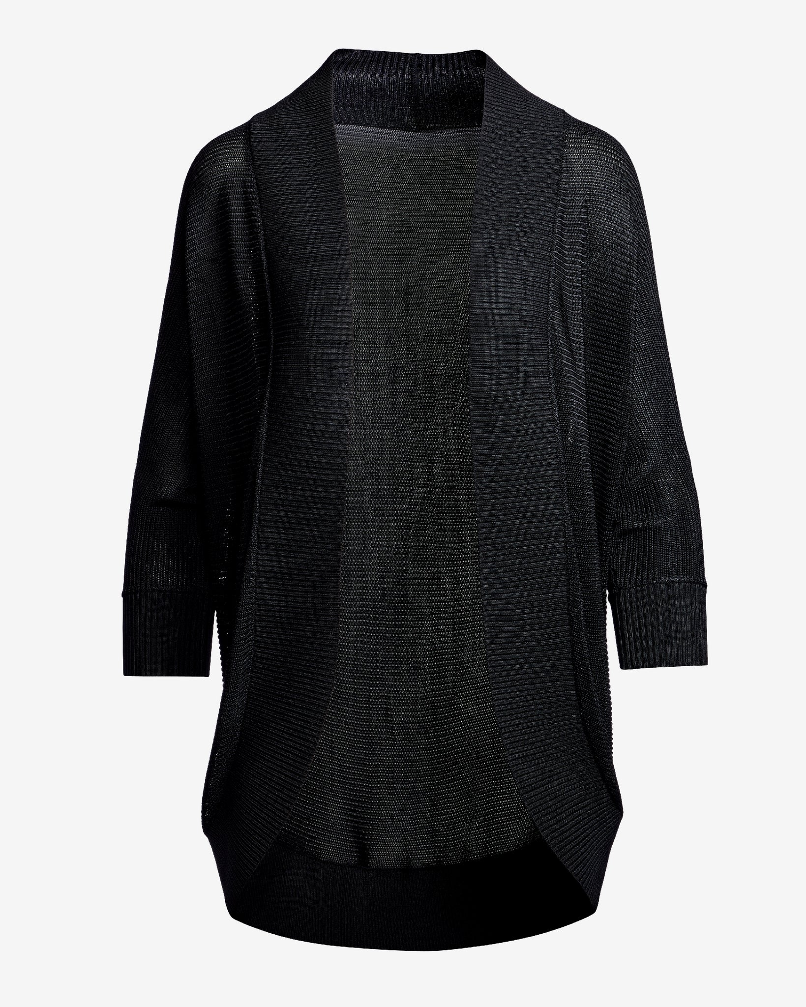 Effortless Cocoon Cardigan Black - Mycitystee