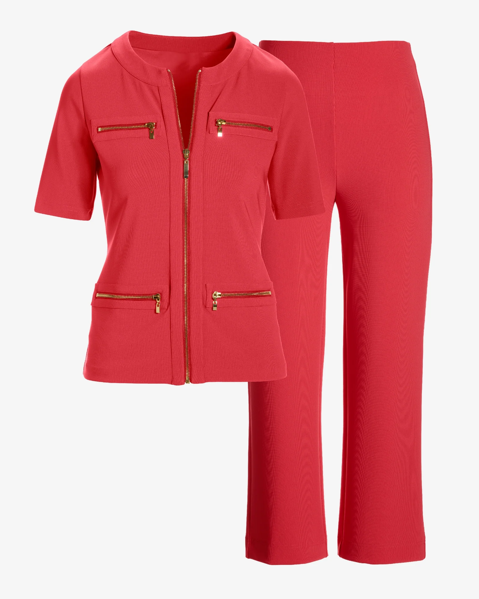 Beyond Travel Cropped Chic Coordinates Cayenne - Mycitystee