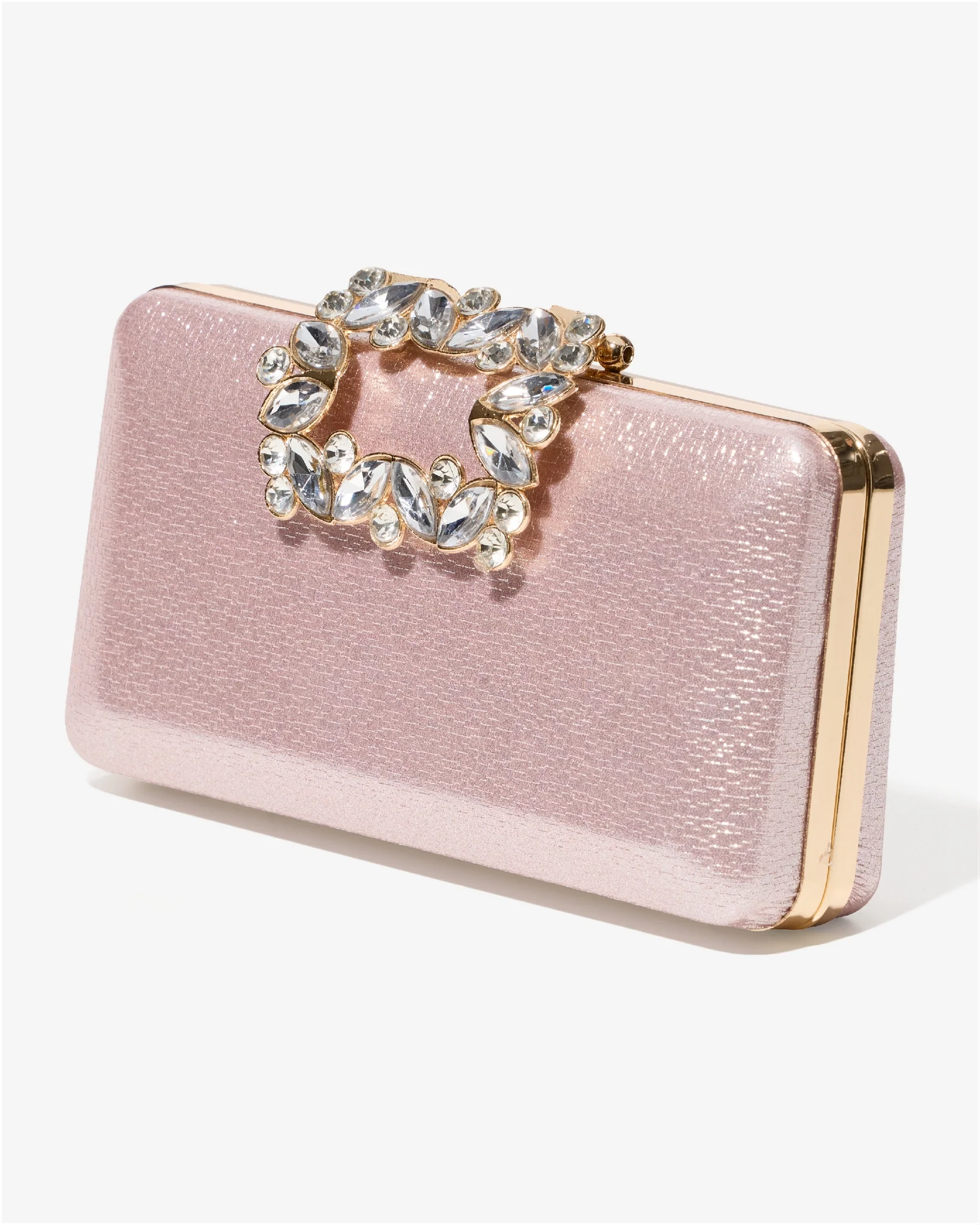 Glitter and Crystal Clutch Pink - Mycitystee