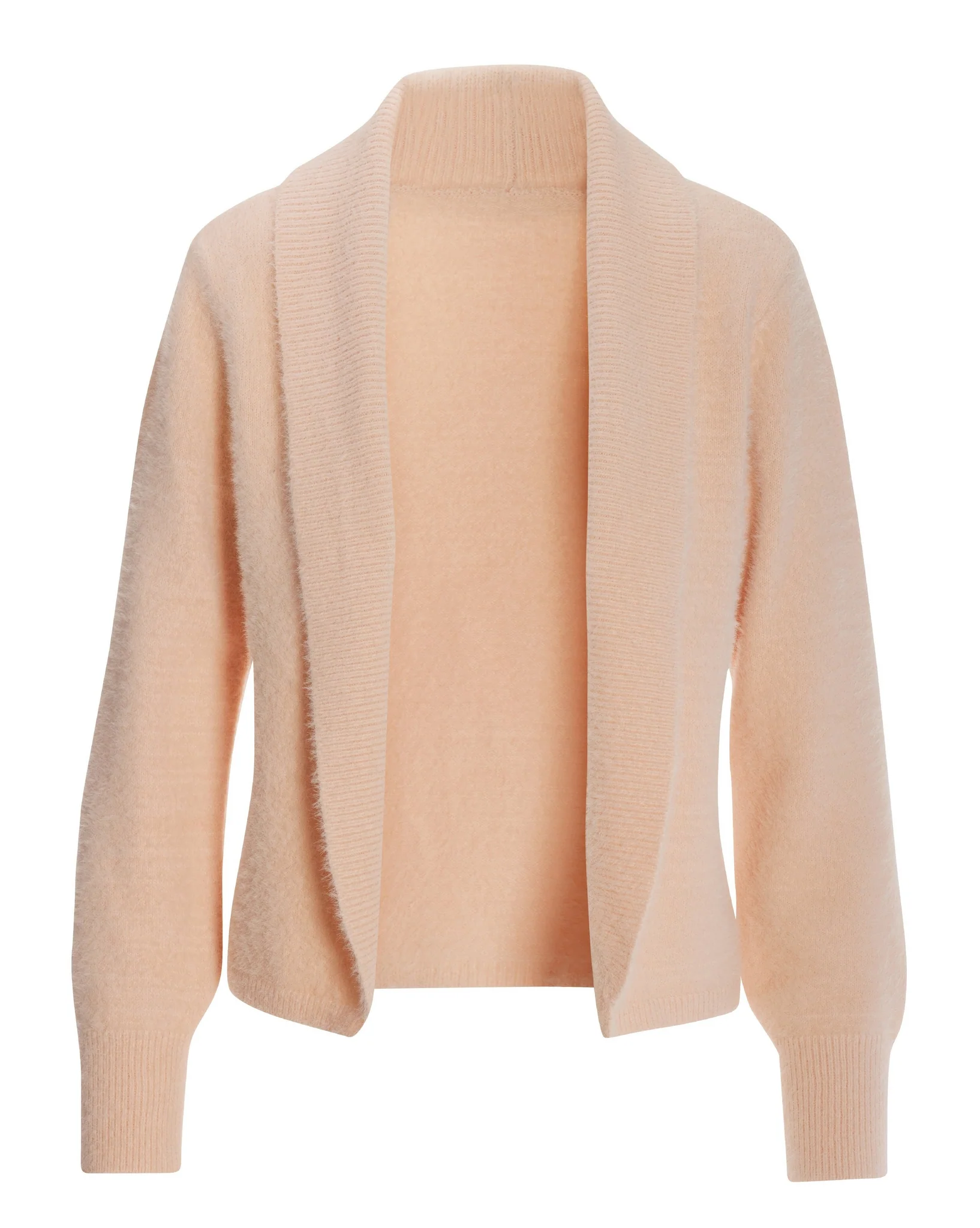 Plush Short Cardigan Blush - Mycitystee