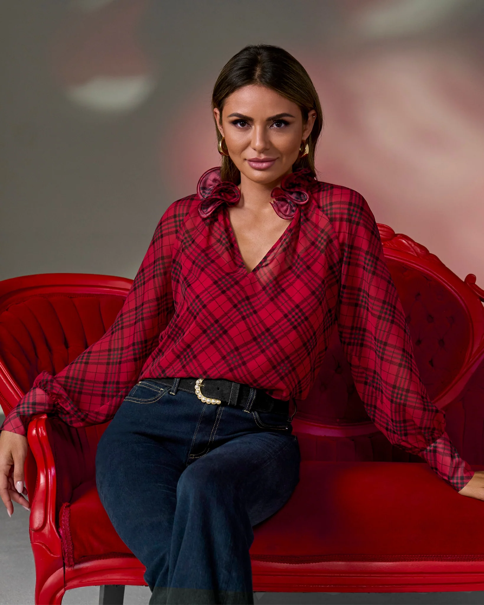 Pearl Statement Buckle Belt Black - Mycitystee