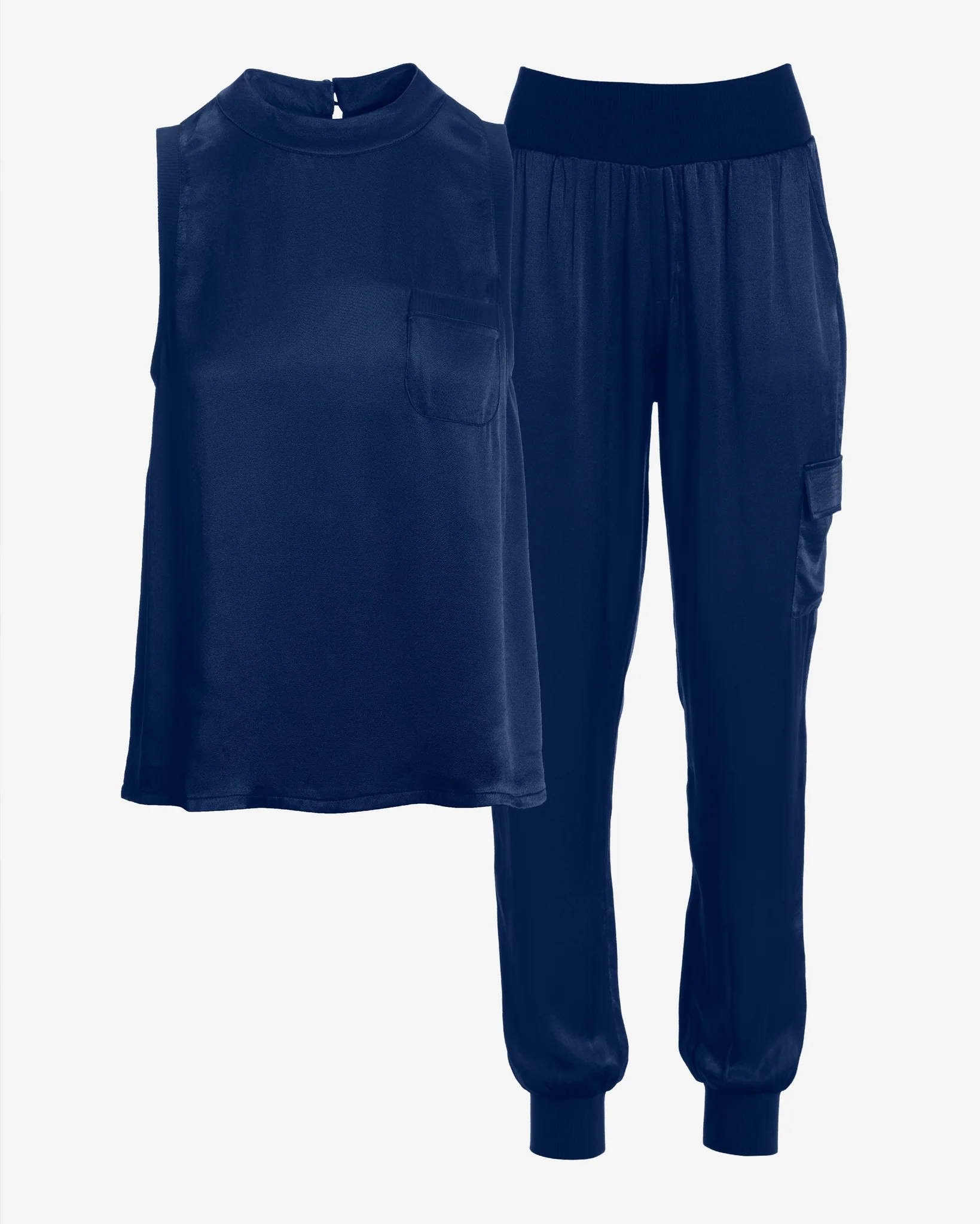 Charmeuse Cargo Set Blue Depths - Mycitystee