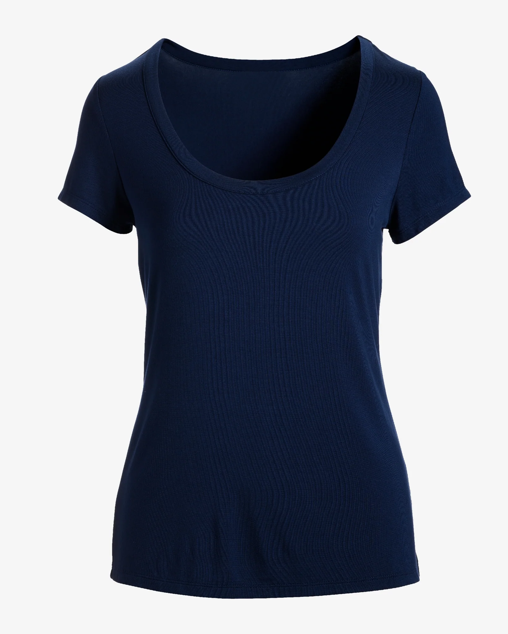 So Effortless Scoopneck T Shirt Navy - Mycitystee