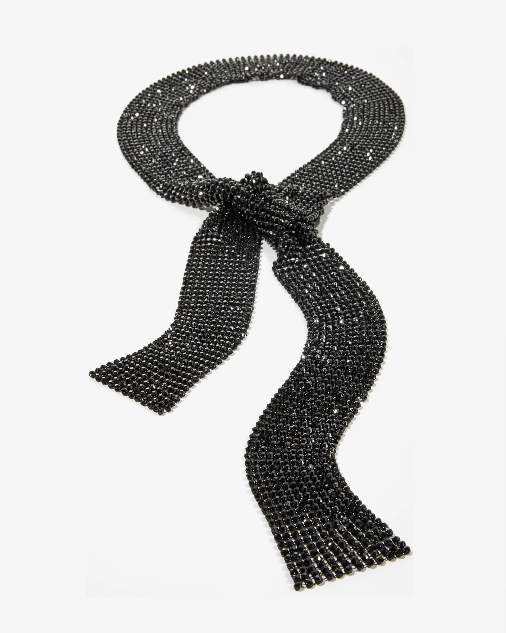 Sparkle Tie Occasion Necklace Black - Mycitystee