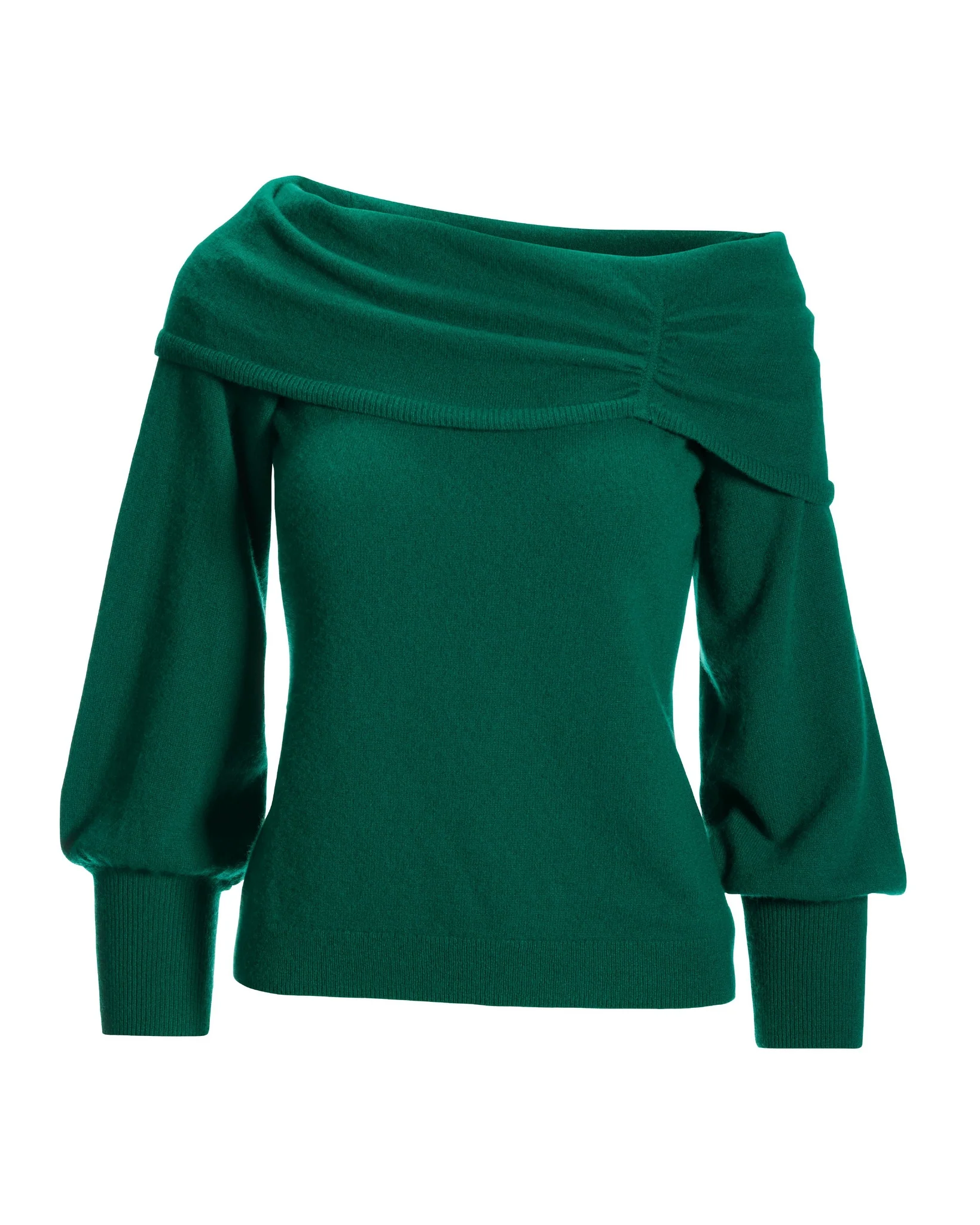 Cashmere Fold Over Emerald - Mycitystee