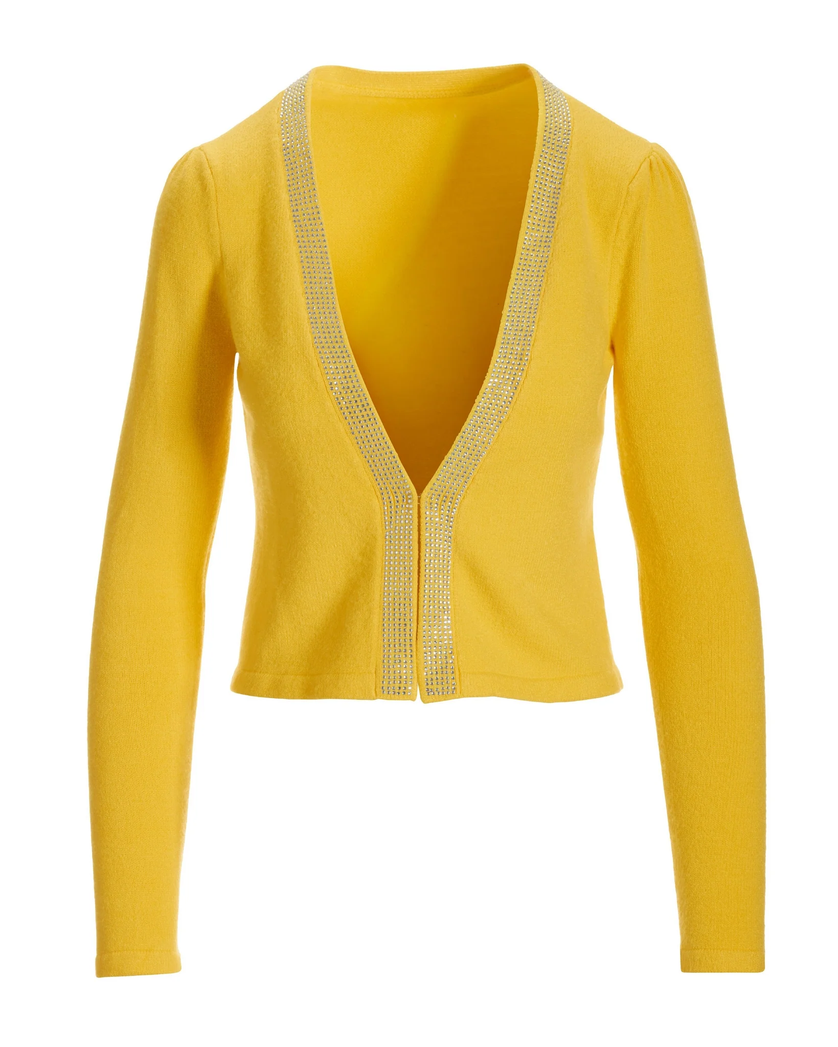 Embellished Trim Cardigan Dandelion - Mycitystee