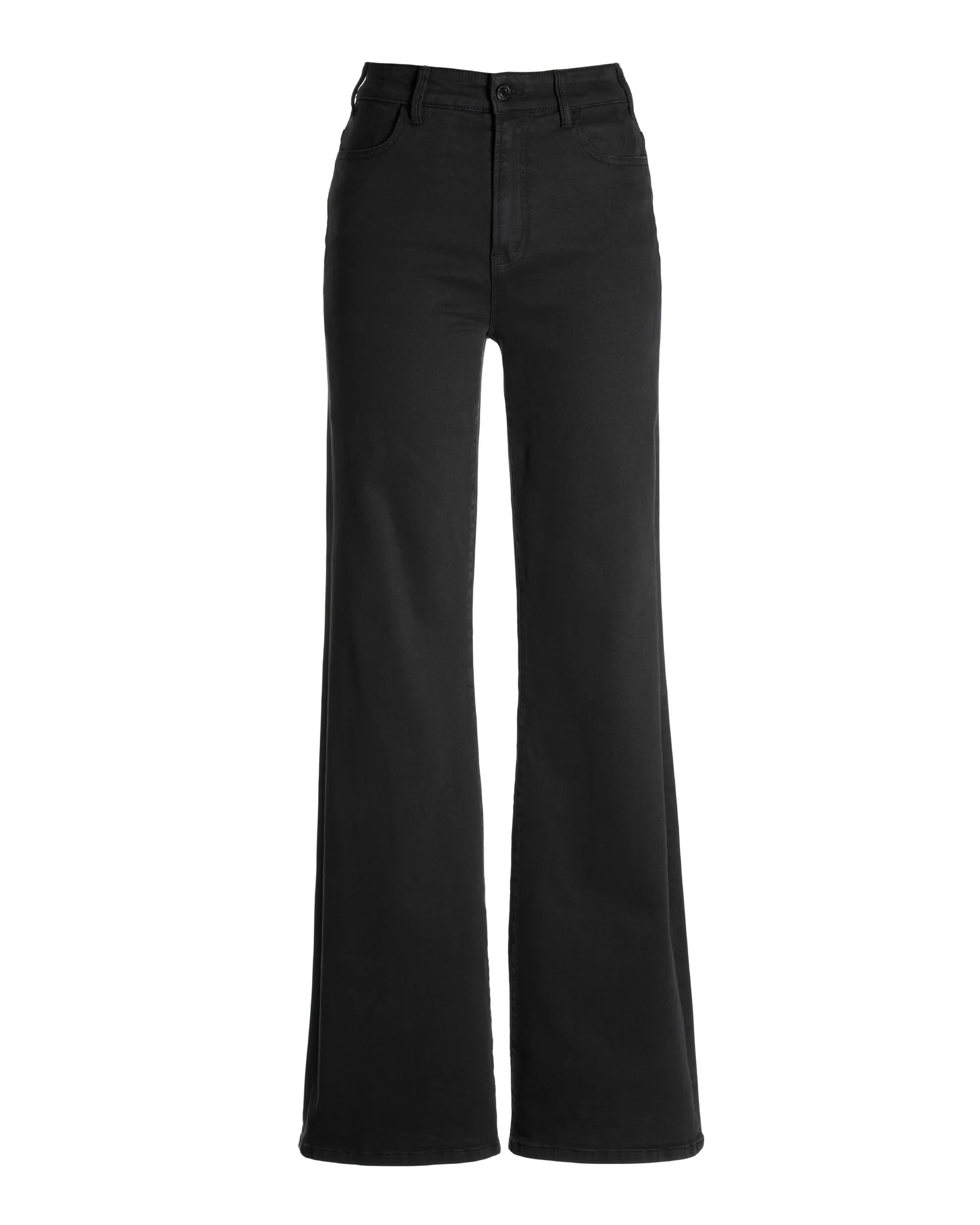 Malibu High-Rise Wide Leg Jean Black Denim - Mycitystee